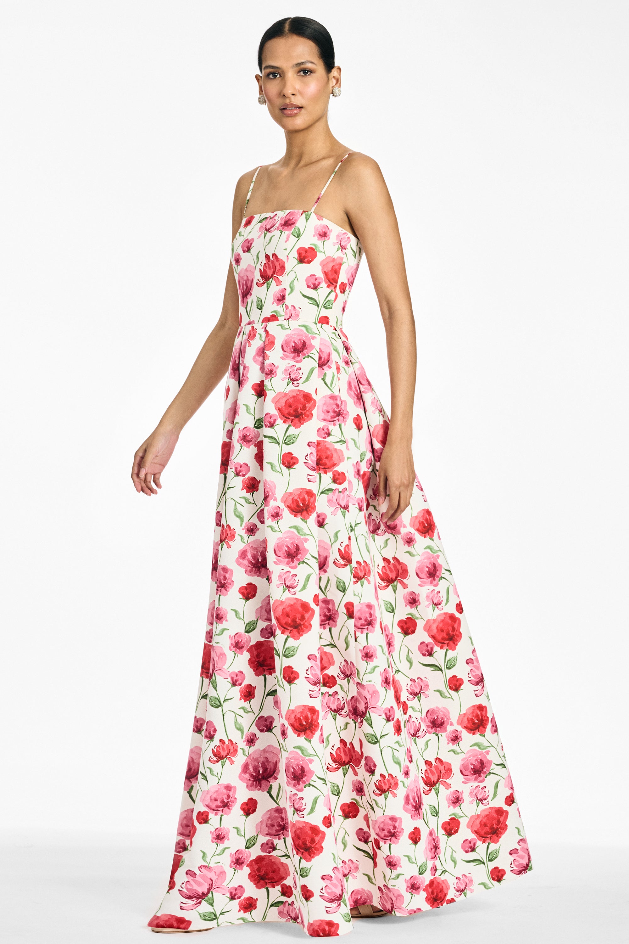 BEAU GOWN - WATERCOLOR POPPIES