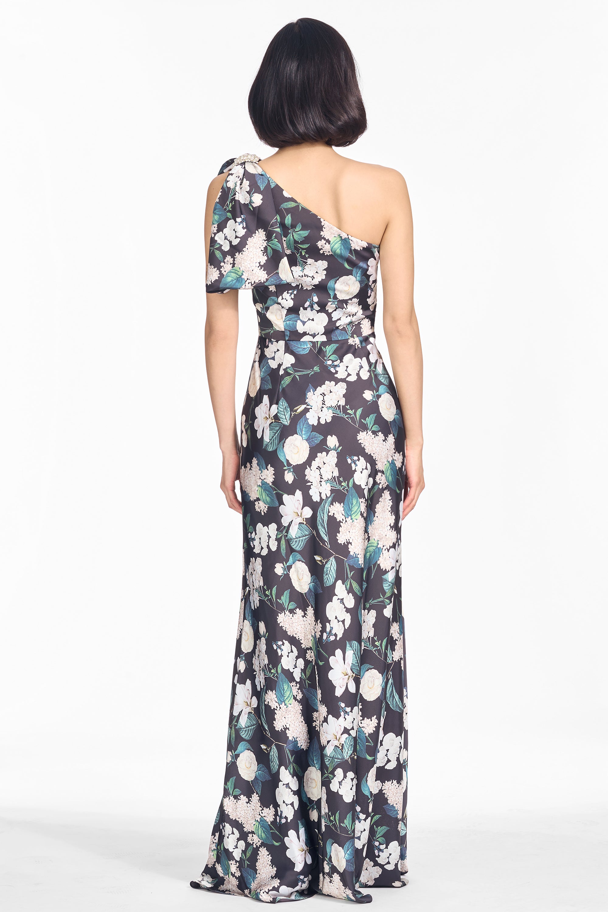 Aubrey gown   ink & ivory blooms
