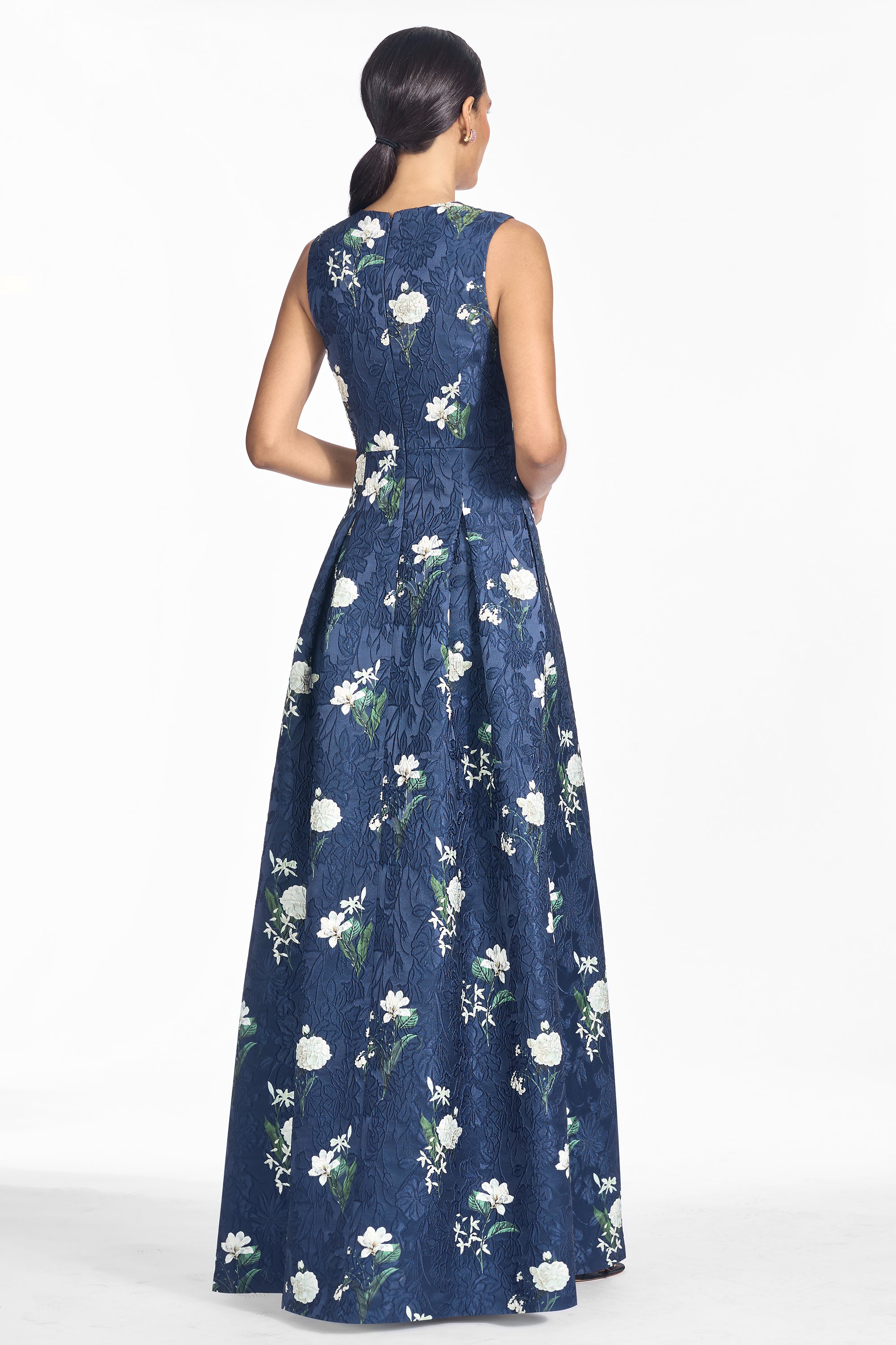 Embellished brooklynne gown   alabaster nocturne floral