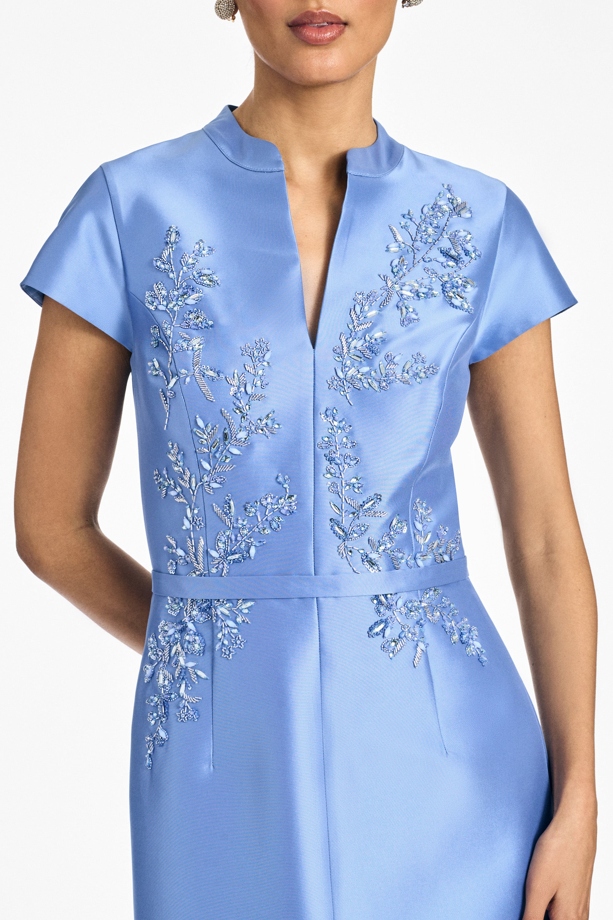 EMBELLISHED CHARLOTTE GOWN - OPAL