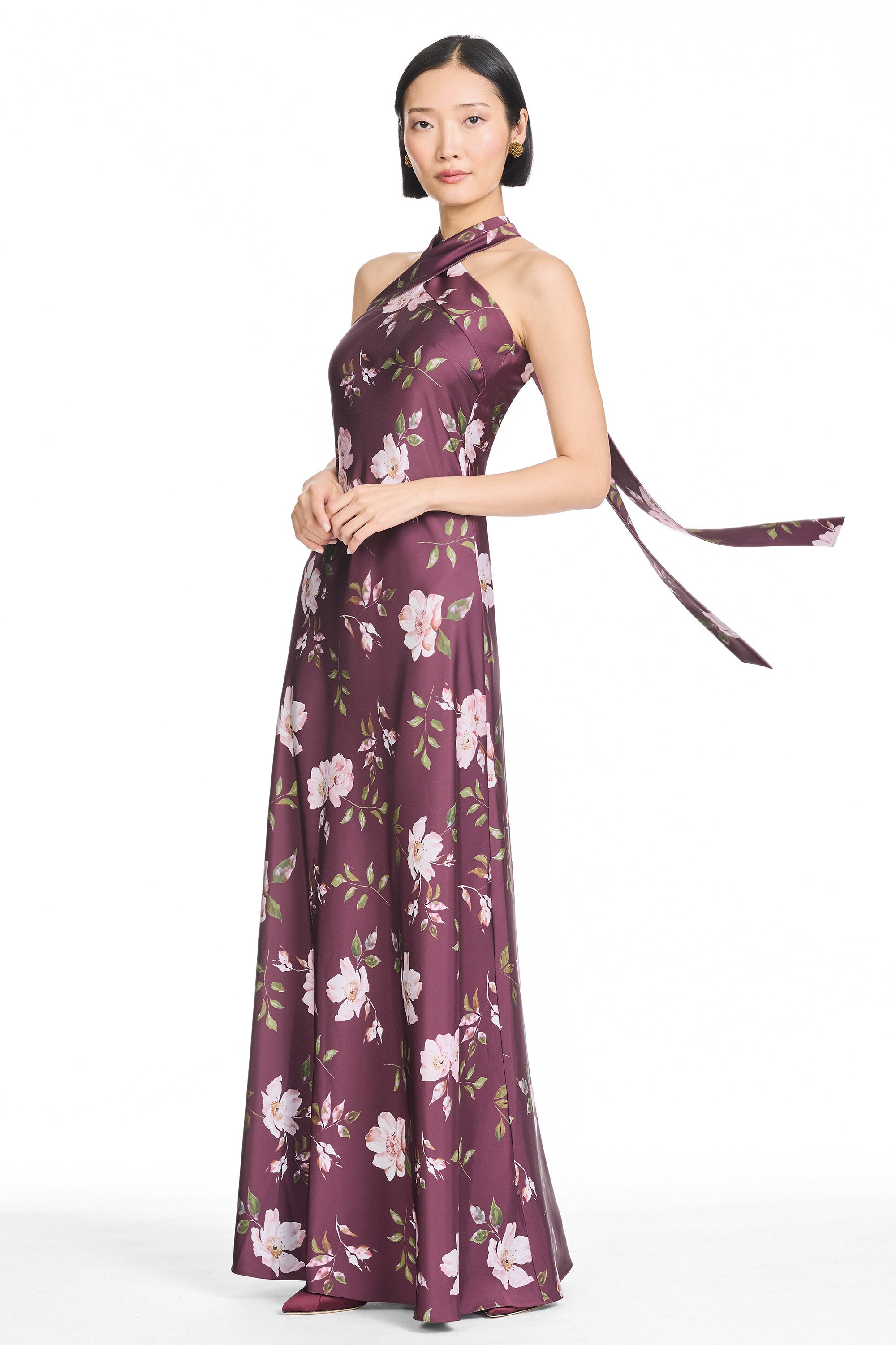 Laurant gown   mulberry magnolia