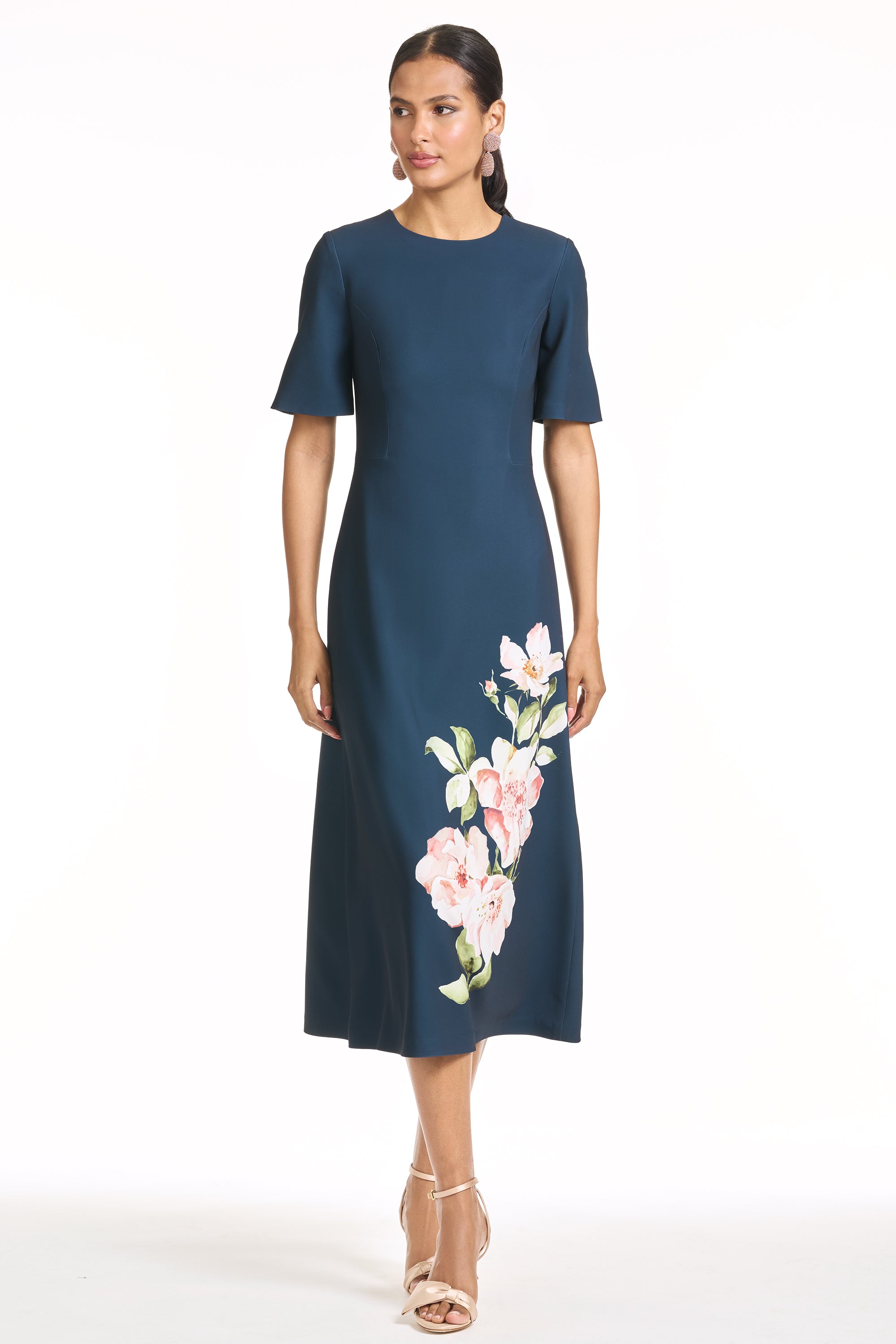 FAIRFIELD DRESS - NAVY RACEME