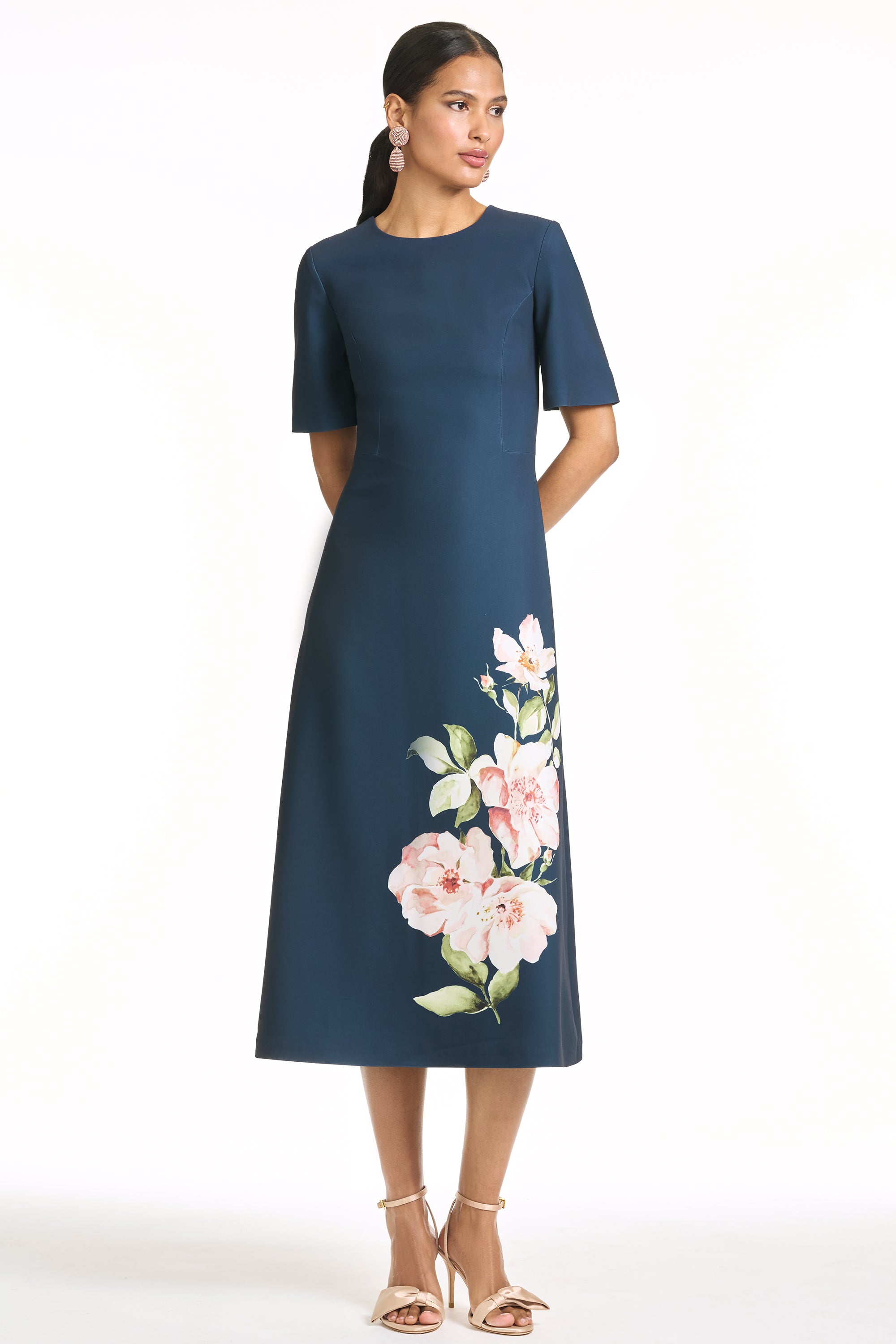 FAIRFIELD DRESS - NAVY RACEME