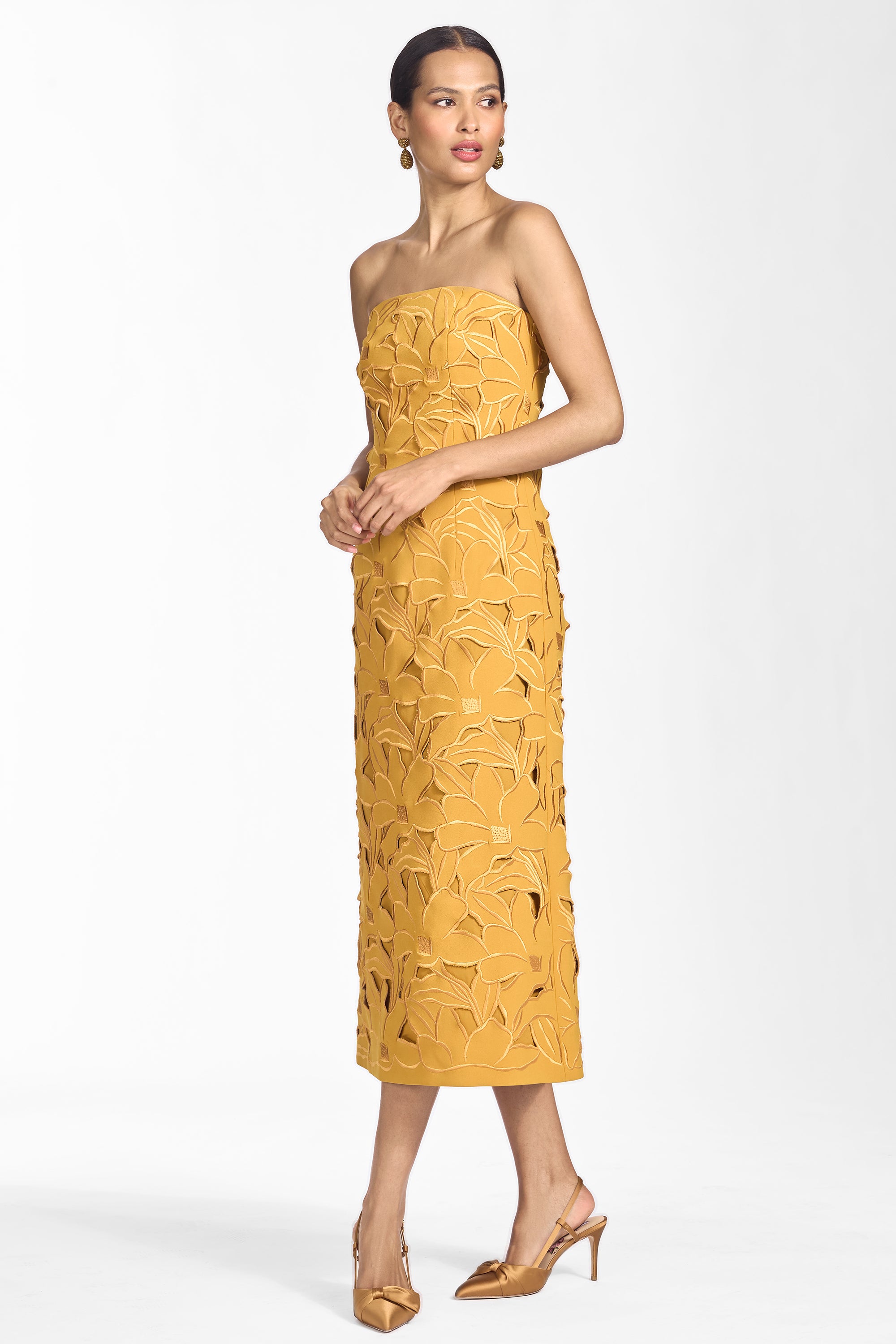 Pamela dress   saffron