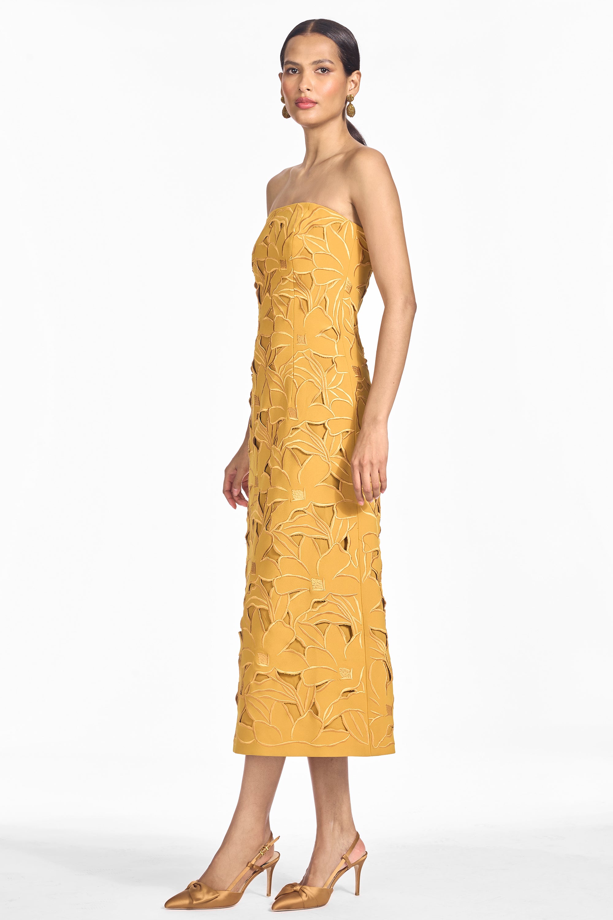 Pamela dress   saffron