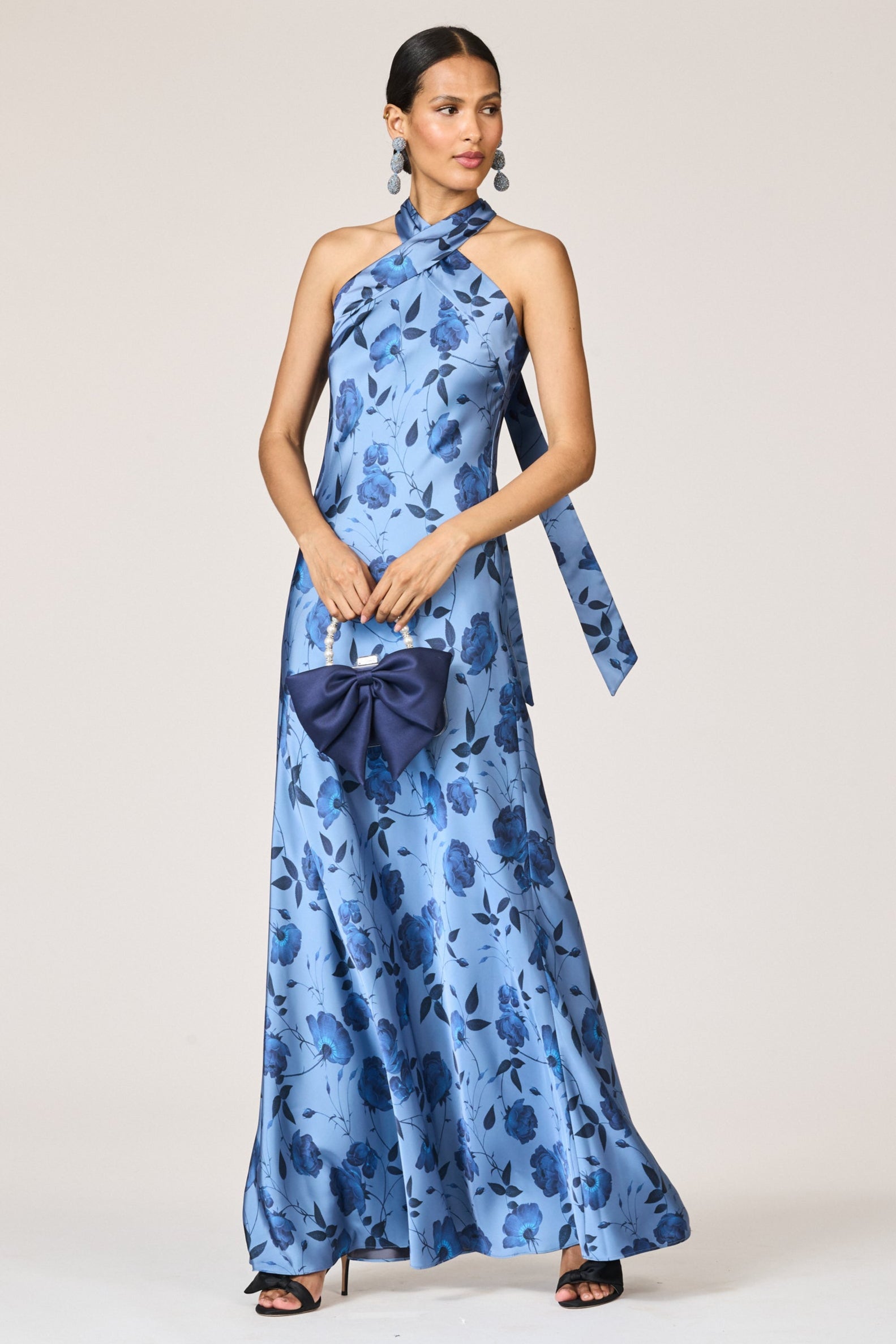 LAURANT GOWN - WILD STEEL ROSES