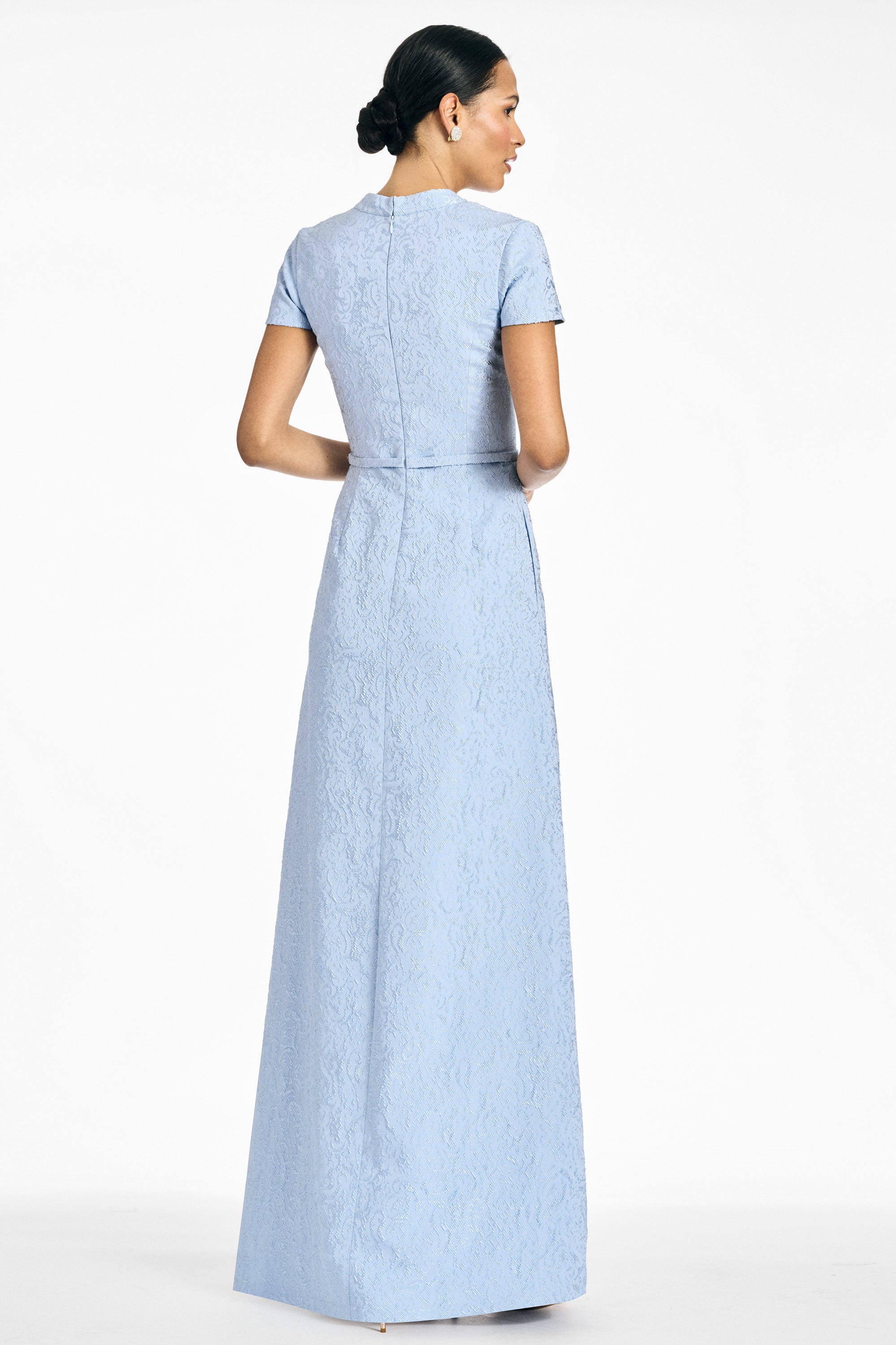 EMBELLISHED CHARLOTTE GOWN - ICE BLUE
