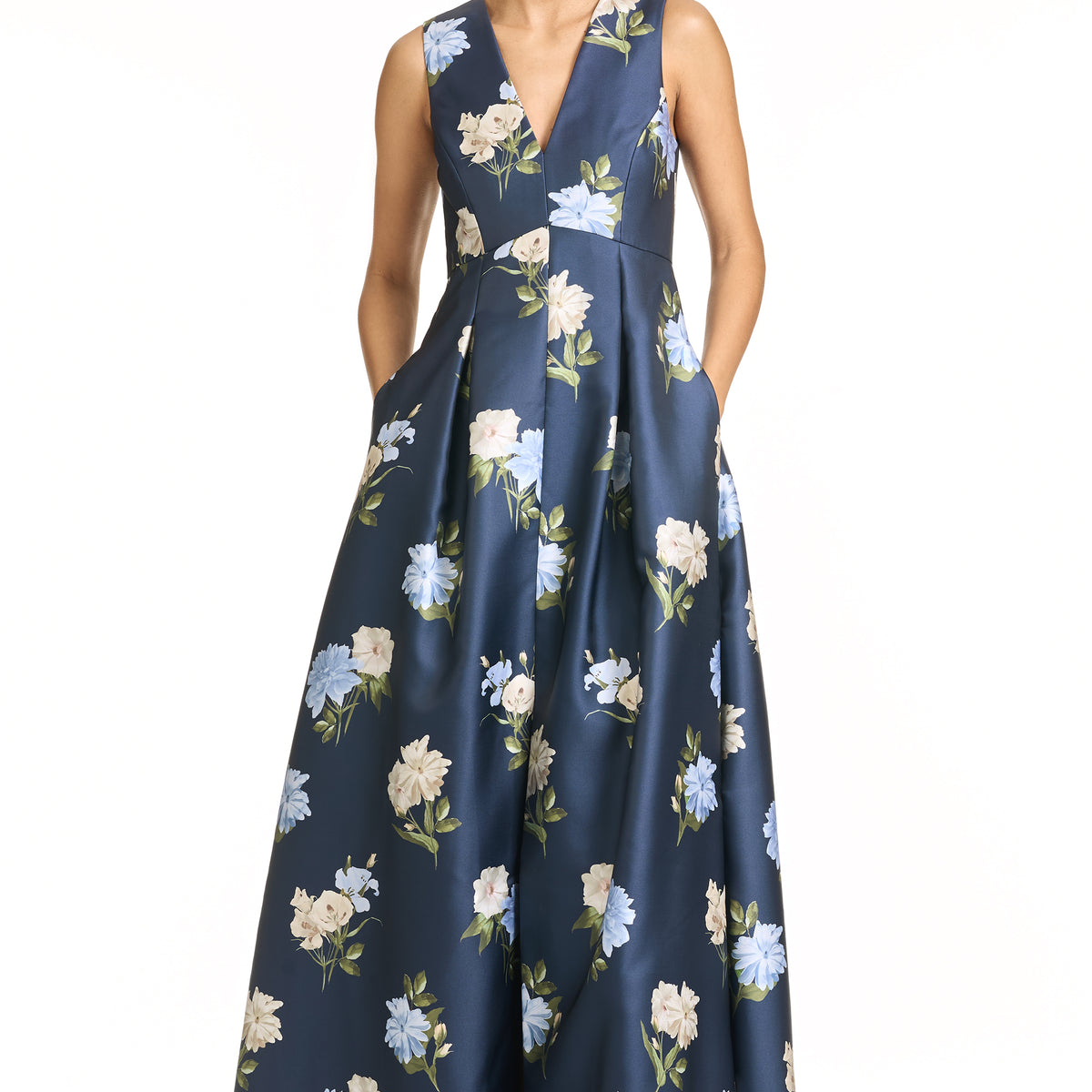 Sachin & Babi Brooklynne Gown - Maritime Corsage