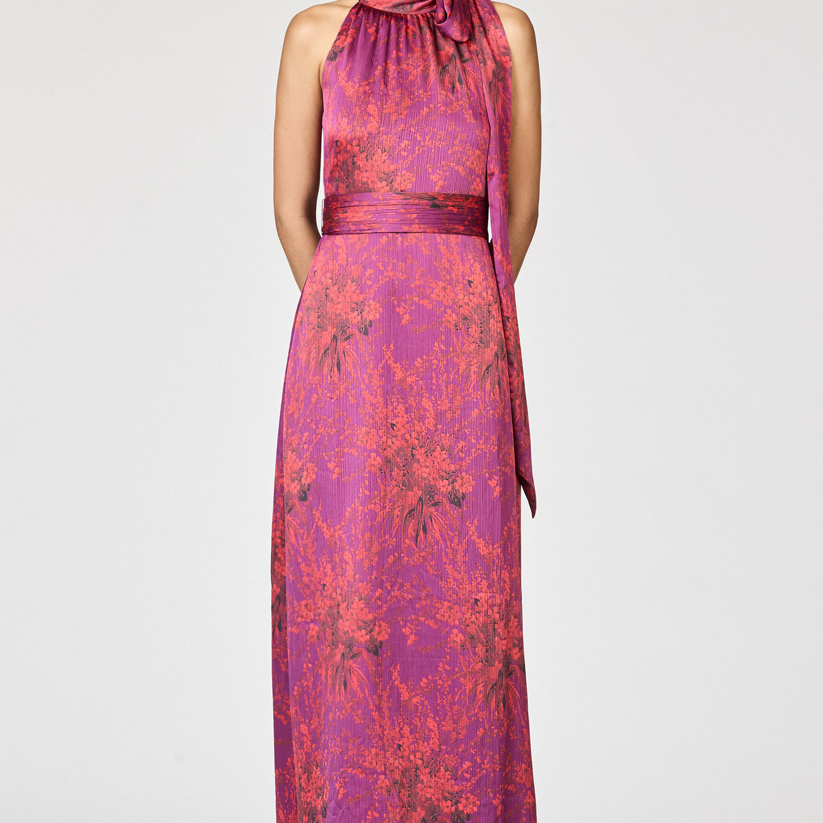 Sachin & Babi Kayla Gown - RASPBERRY BOUQUET