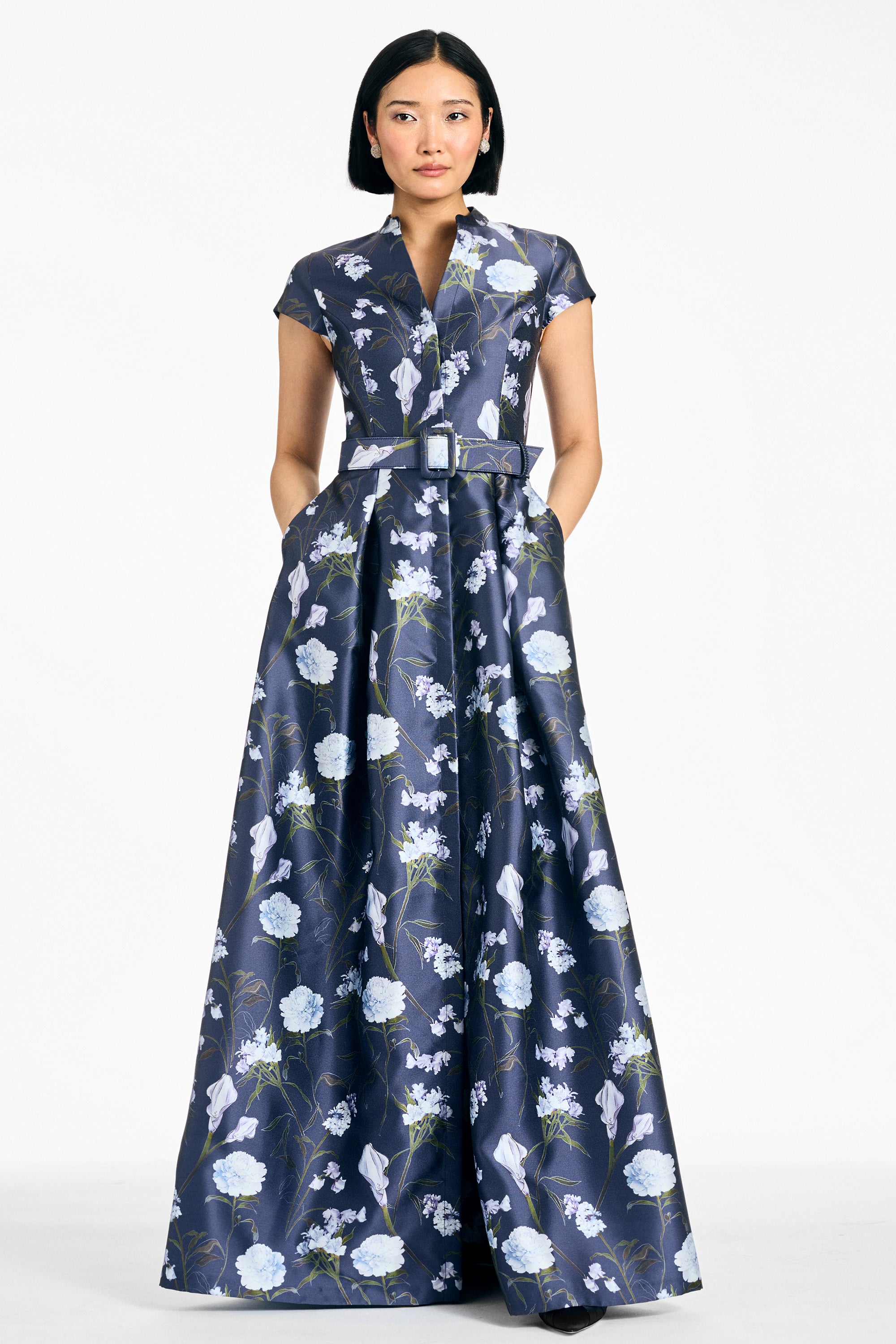 MARTA GOWN - GLACIAL BOUQUET