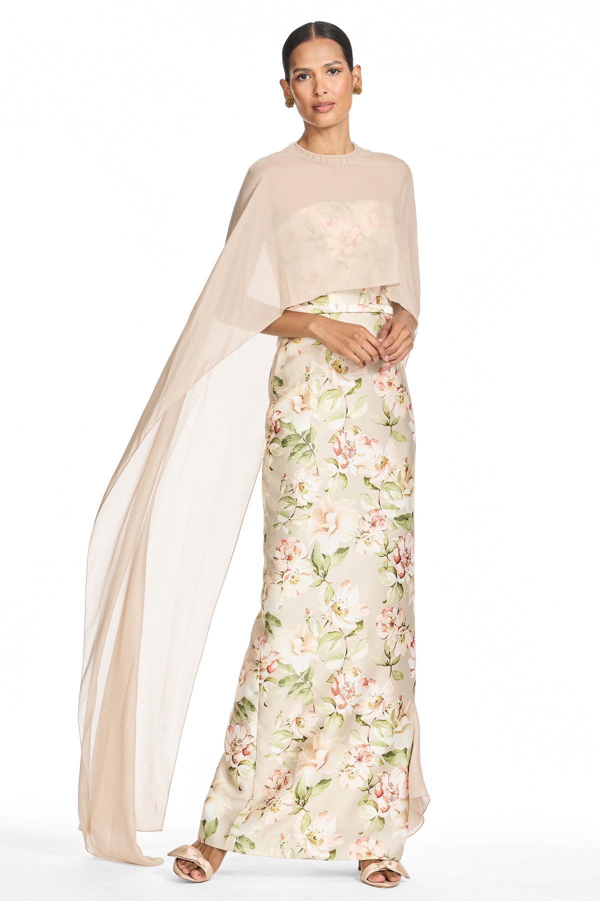 Tinsley cape   pewter