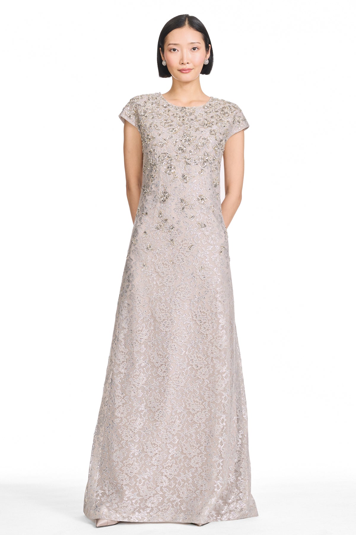MADRID GOWN - PLATINUM