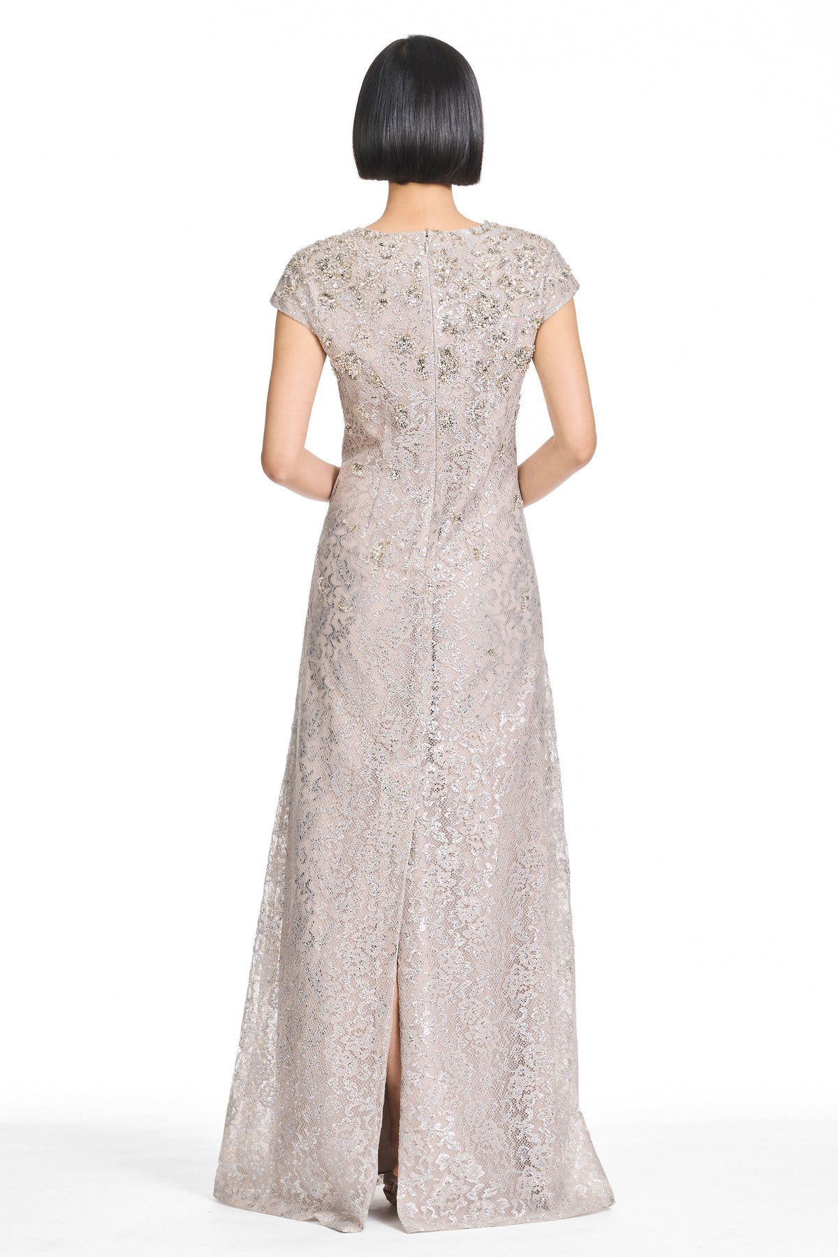 Madrid gown   platinum