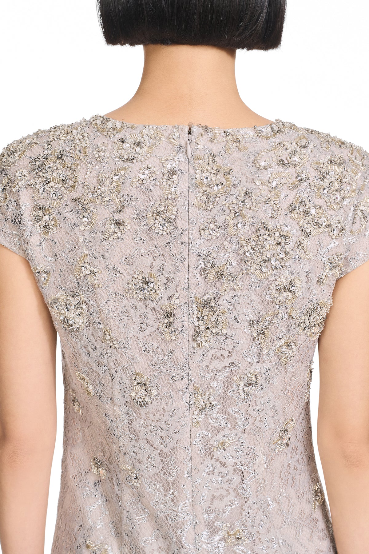 Madrid gown   platinum