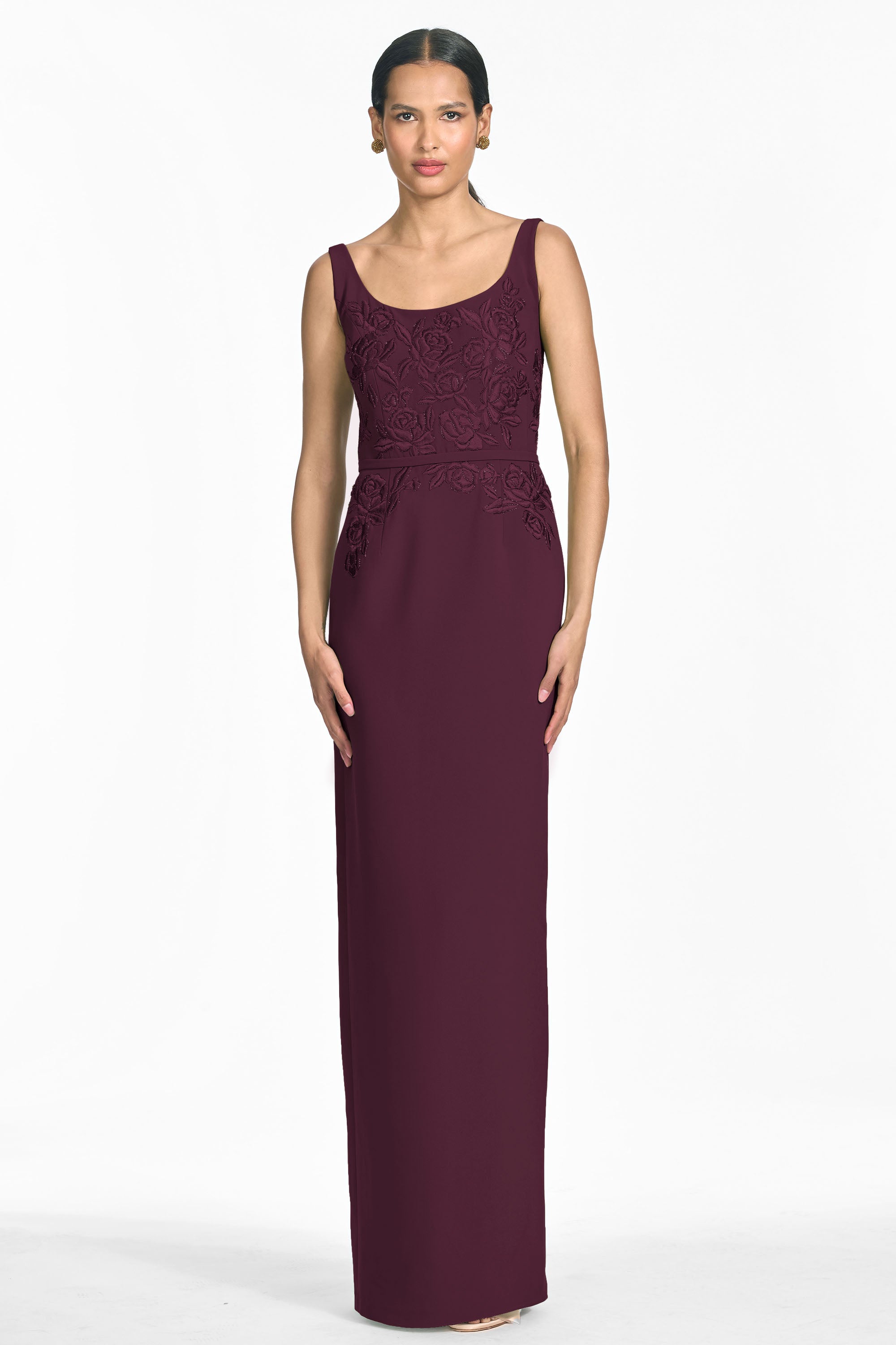 LANA REVERIE GOWN - MALBEC