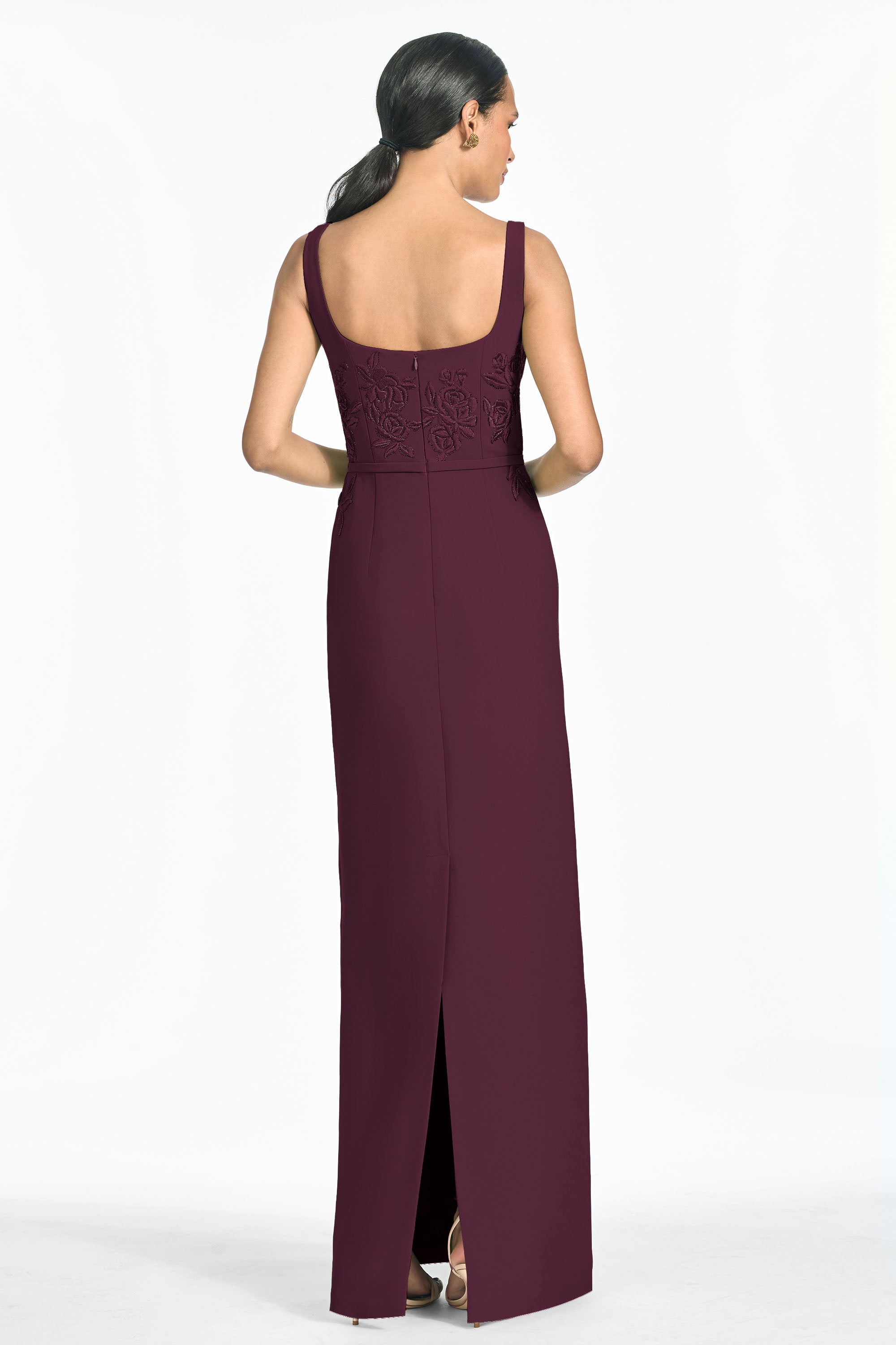 LANA REVERIE GOWN - MALBEC