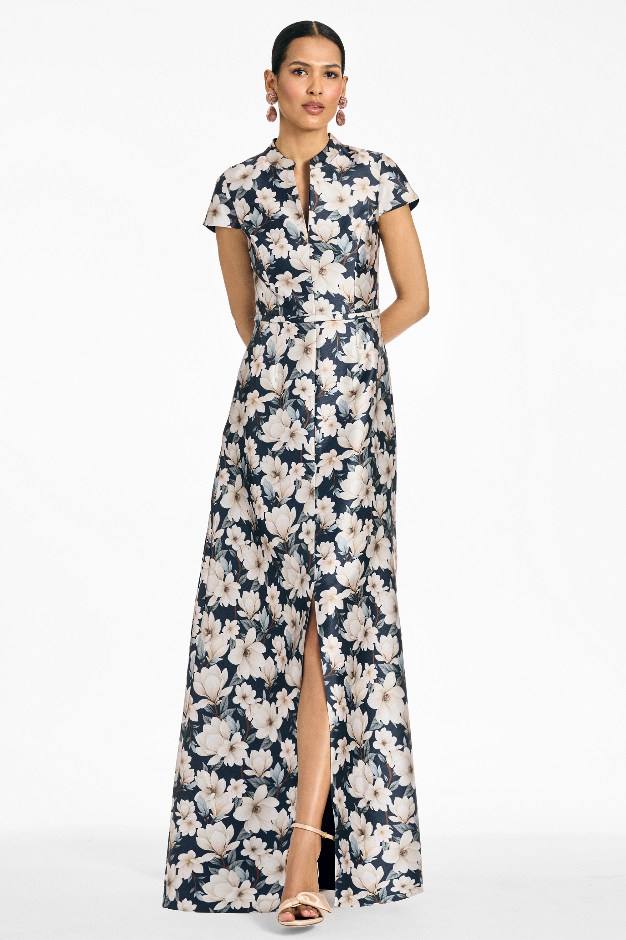 CHARLOTTE GOWN - MIDNIGHT MAGNOLIA