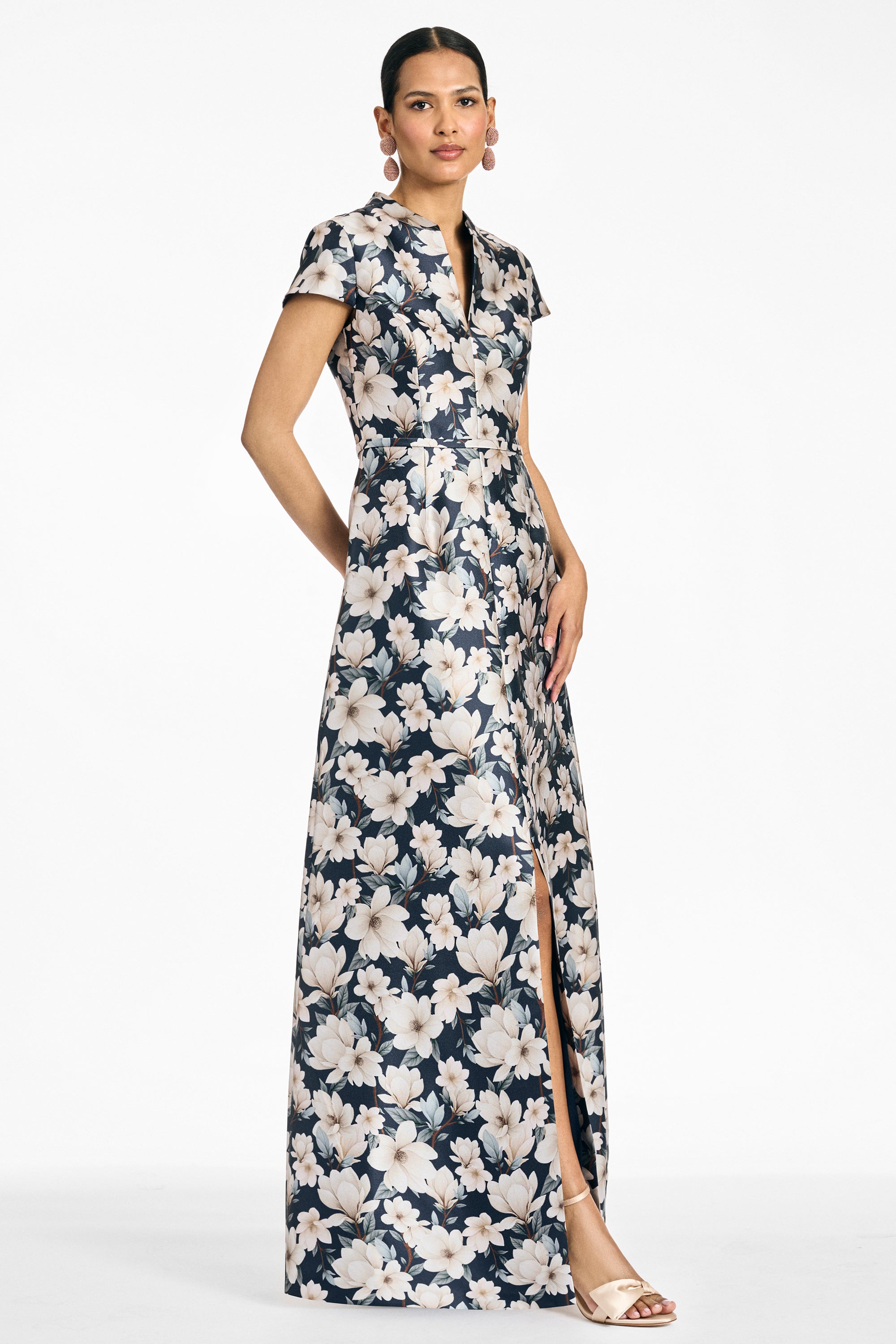 CHARLOTTE GOWN - MIDNIGHT MAGNOLIA