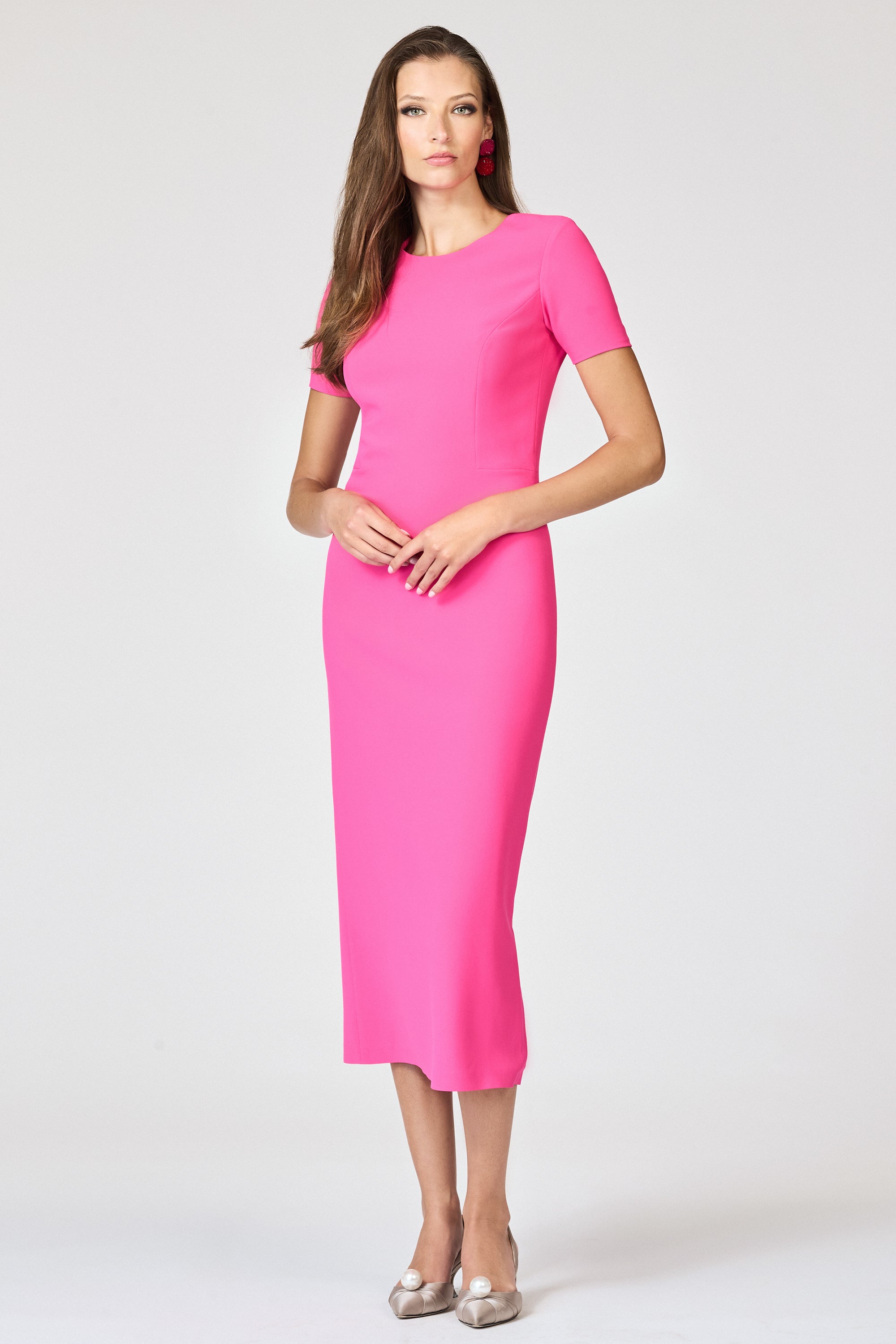 TAMARA DRESS - CERISE