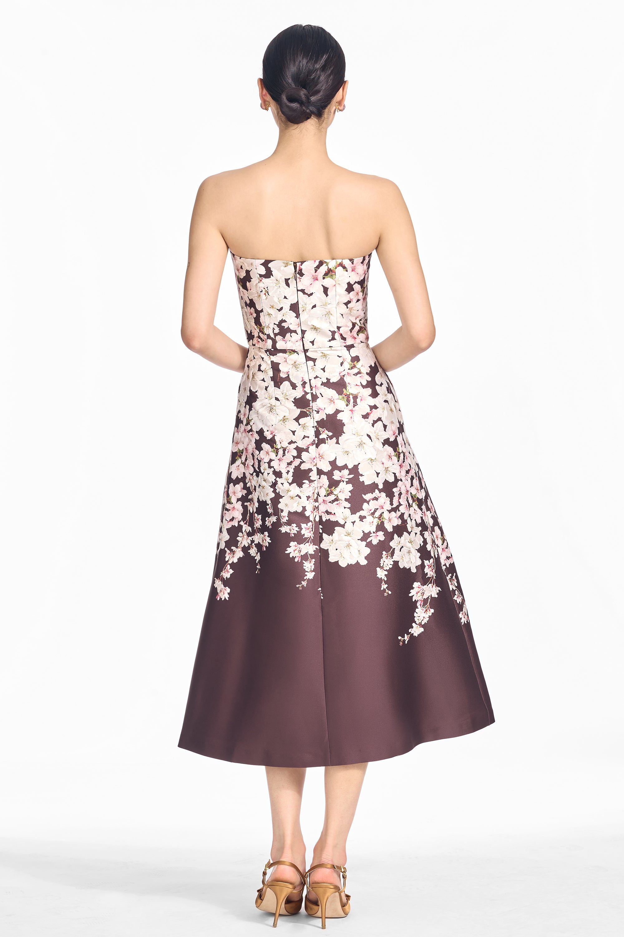 Shay dress   chocolate covered cherry blossoms