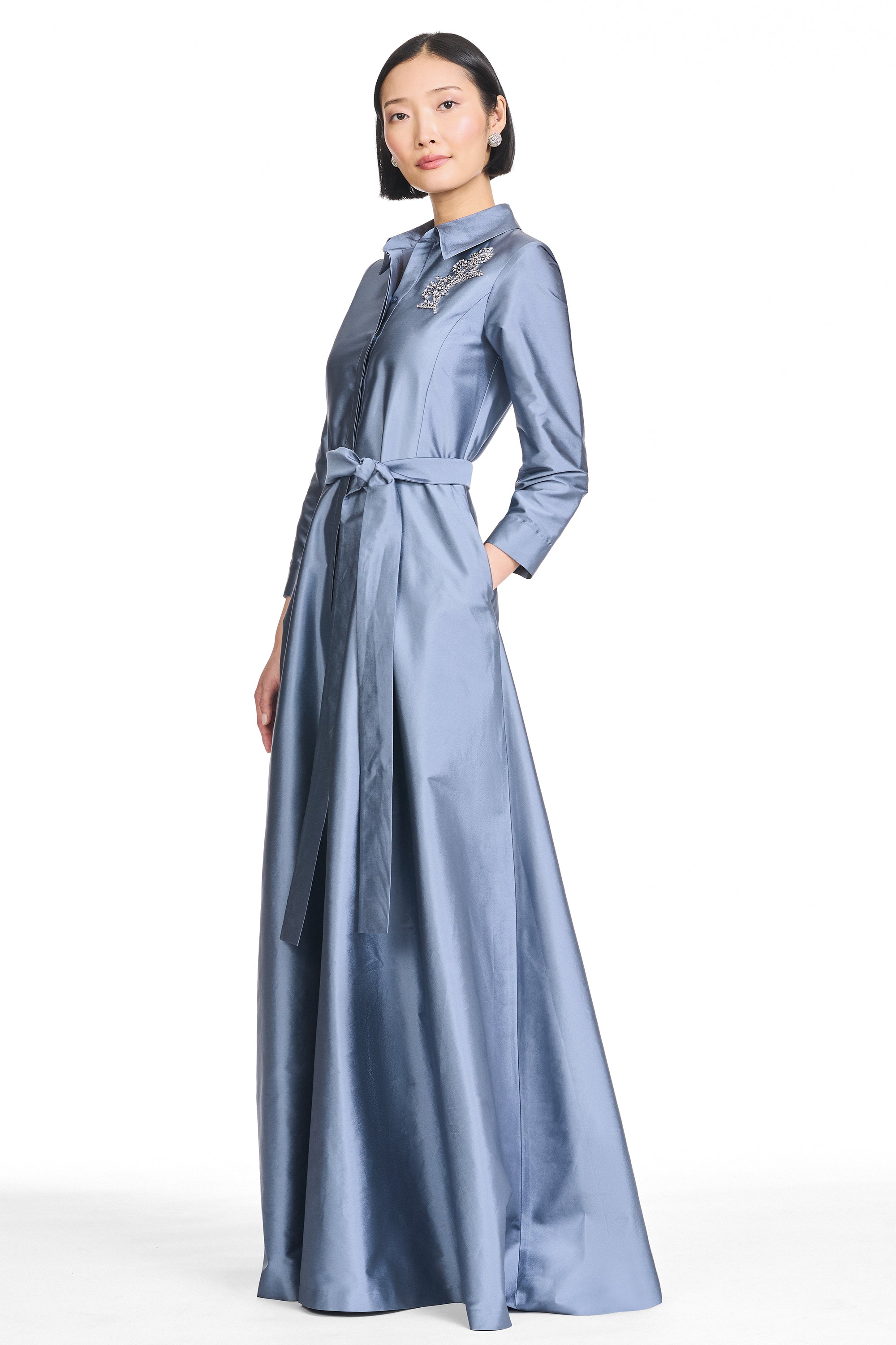 Maeve gown   slate blue