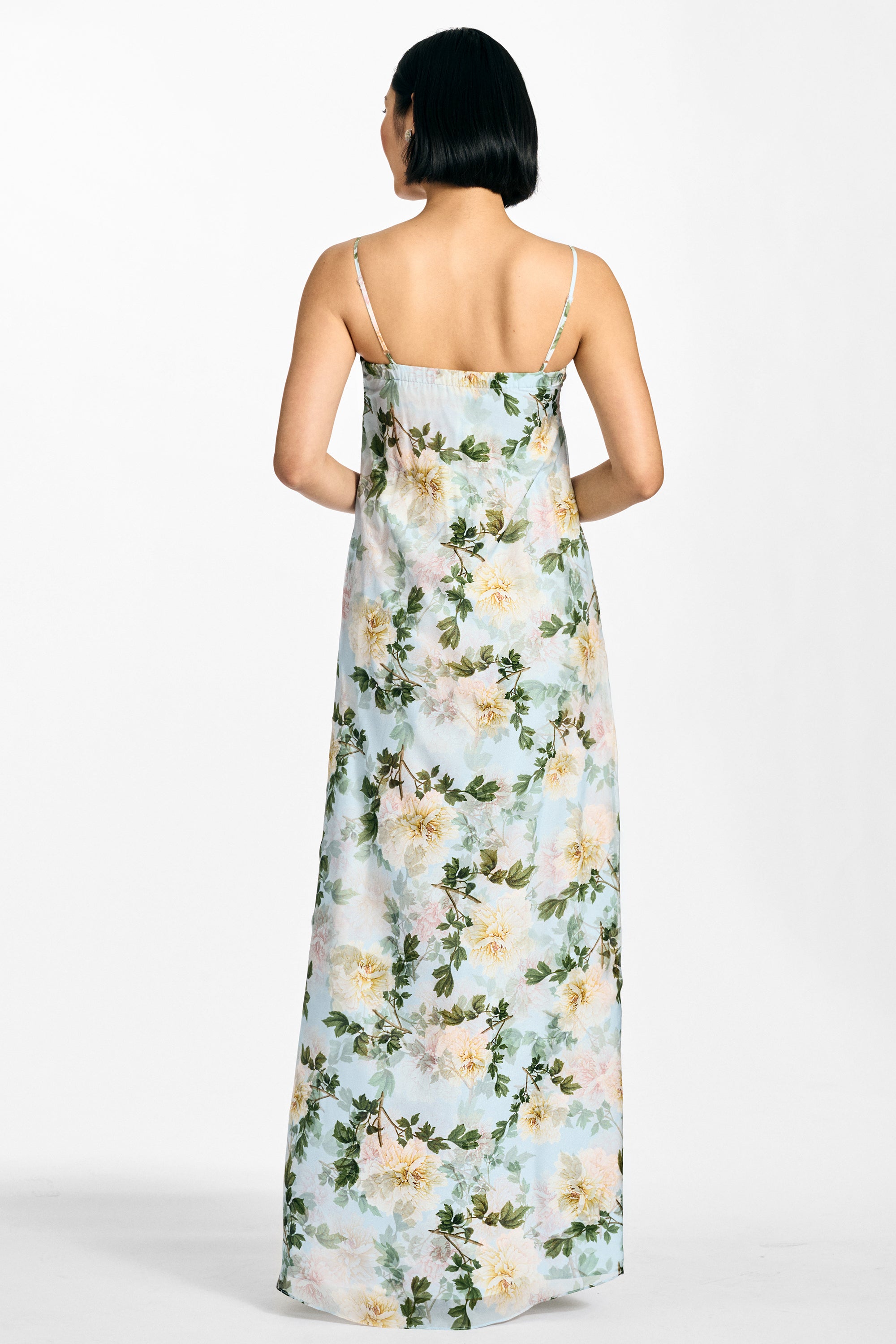 SHELBY GOWN - CLOUD BLUE PEONY