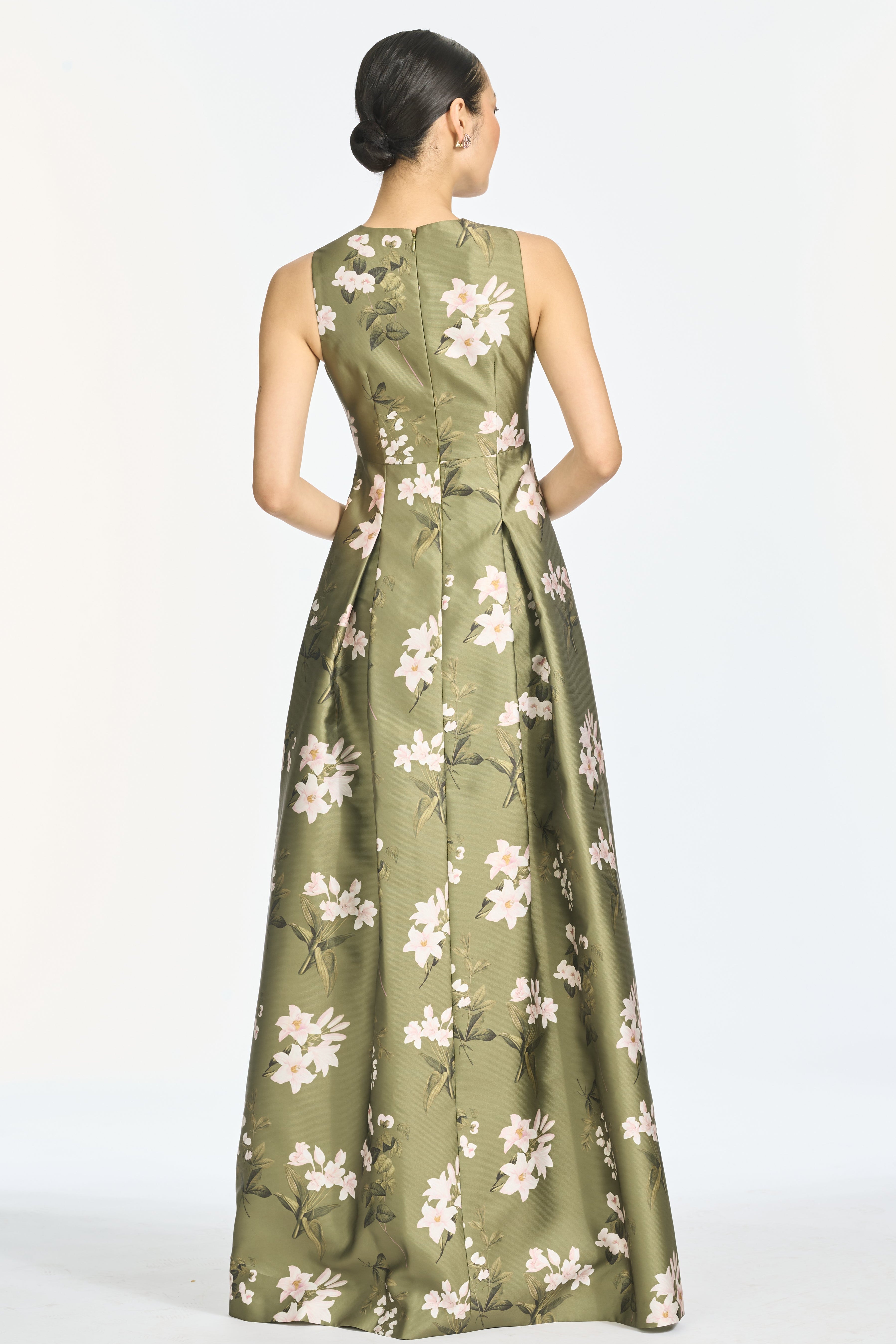 BROOKLYNNE GOWN - MOSS FORMOSA