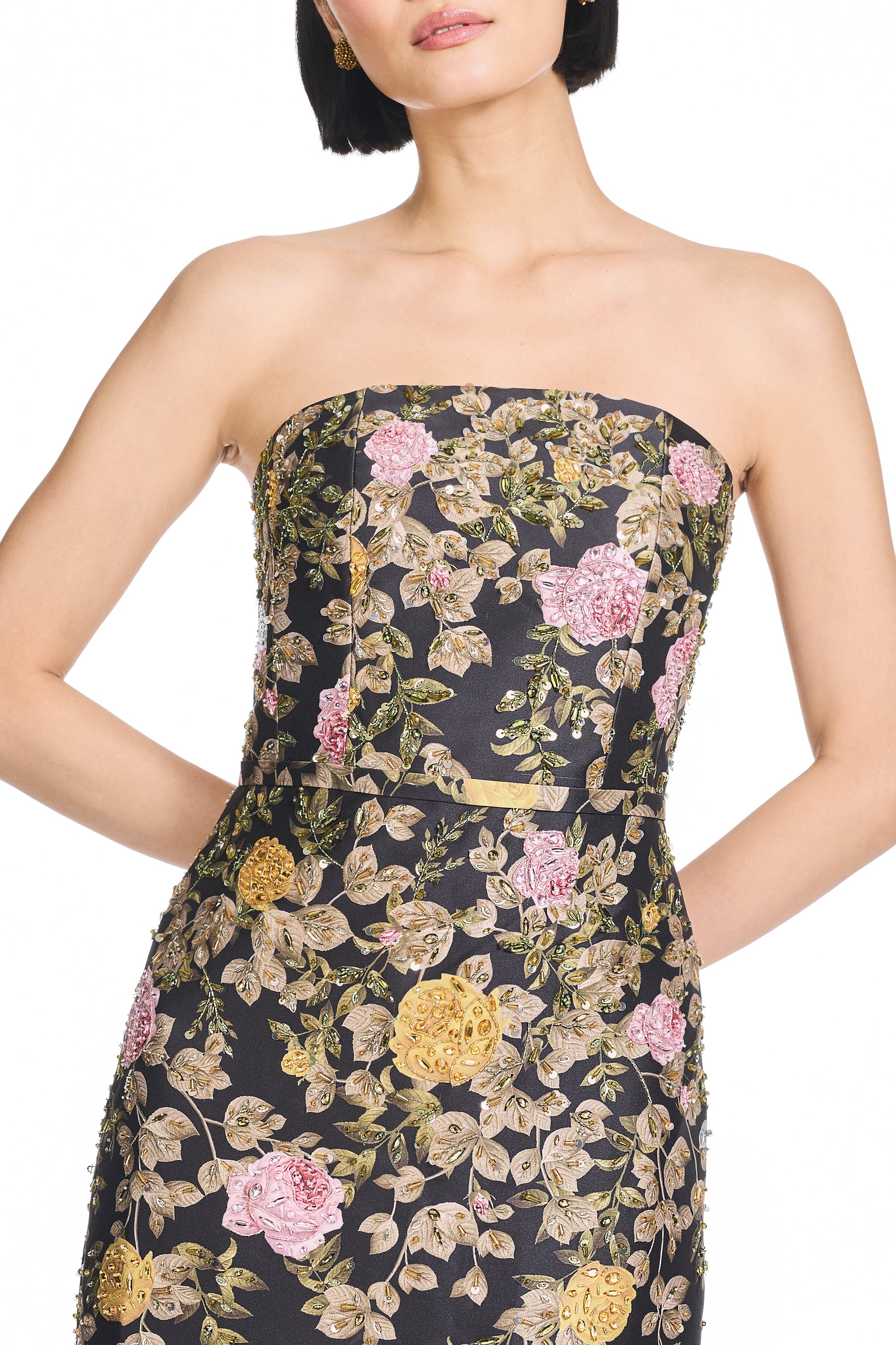 SOPHIA GOWN - ONYX ROSE REVERIE