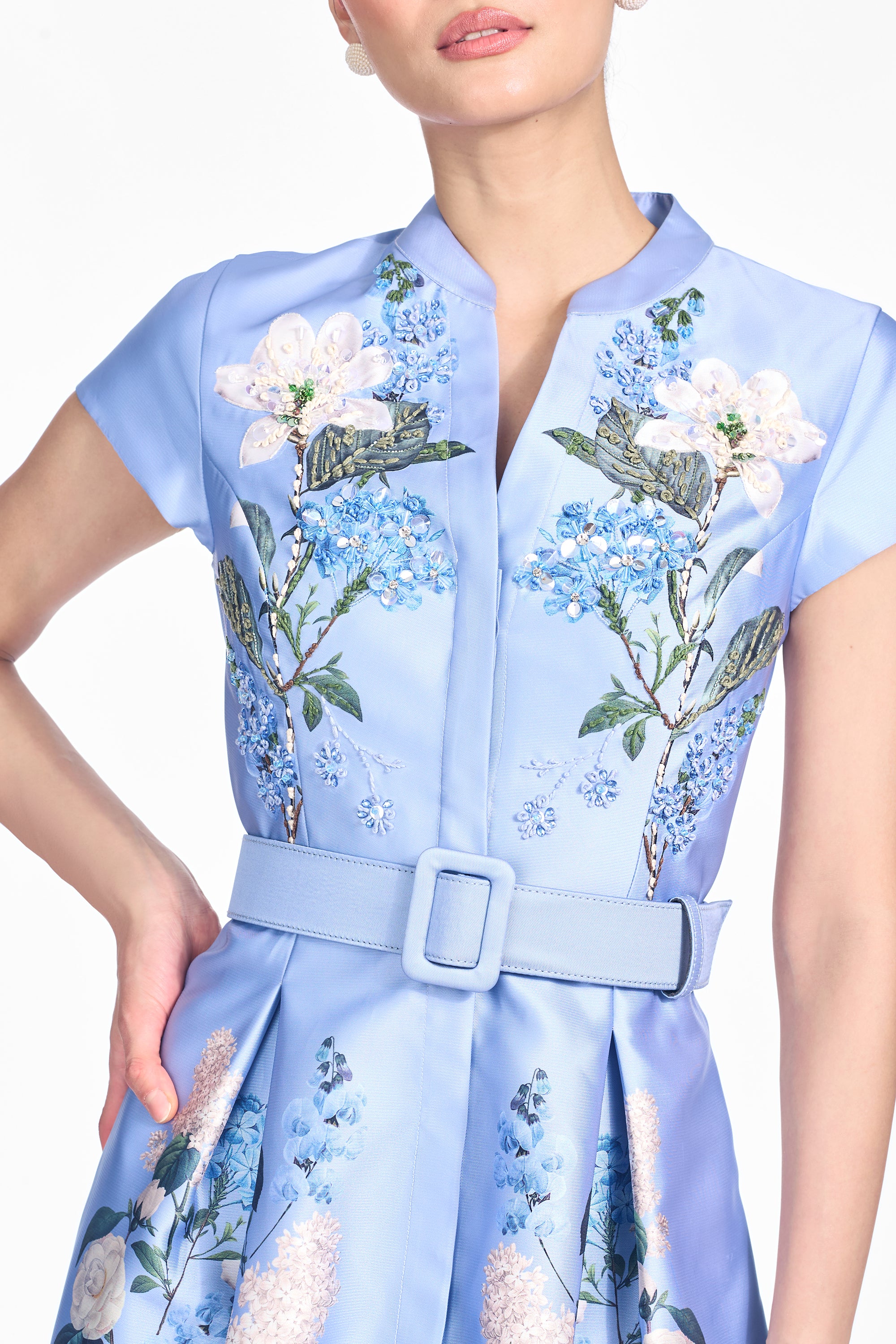 Embellished marta gown   opal fresco