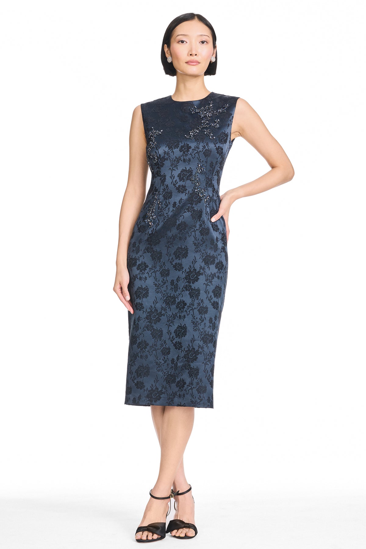 GILDED GENEVIEVE DRESS - MIDNIGHT