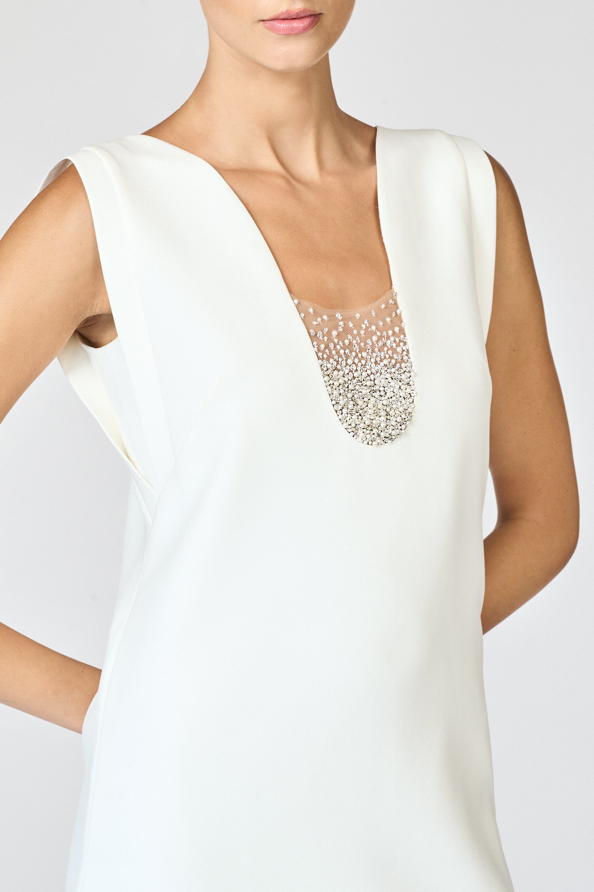 CECILY DRESS - IVORY