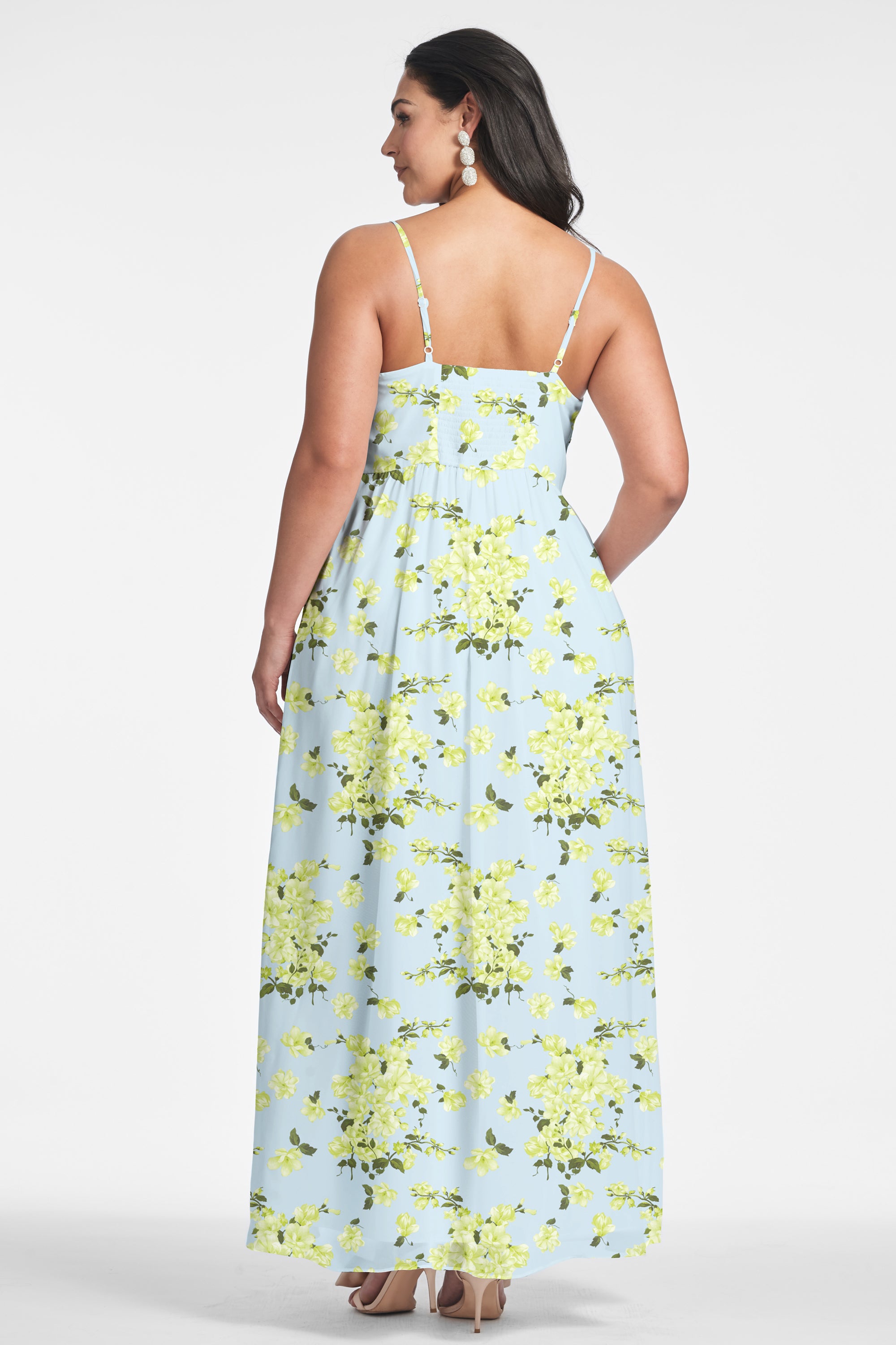 Sienna Gown - Sky Citrine Floral