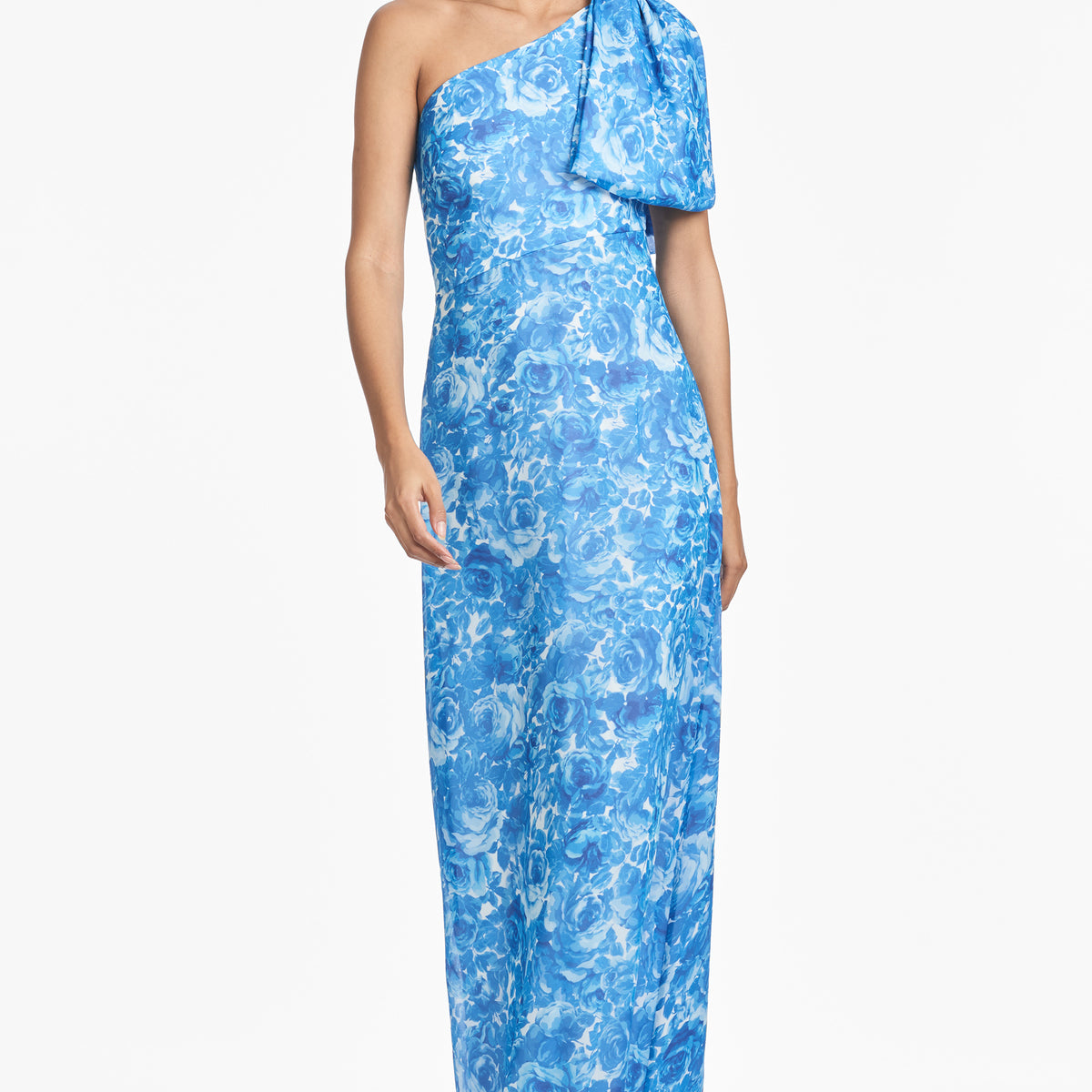 Sachin & Babi Chelsea Gown - Mediterranean Blooms - Blue - 20W Sachin & Babi Chelsea Gown - Mediterranean Blooms - Blue - 20W