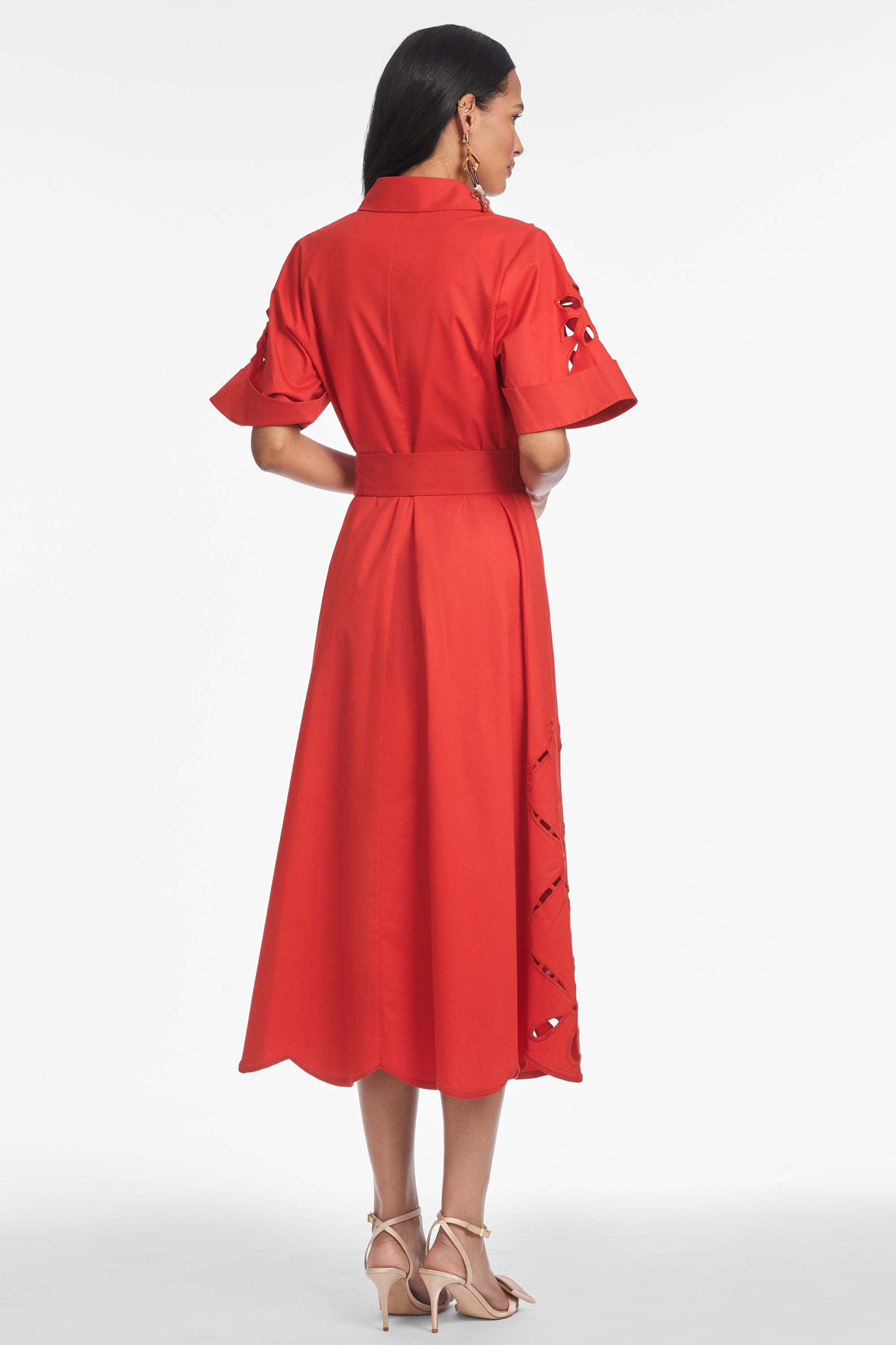 VINCENZA DRESS - CHERRY