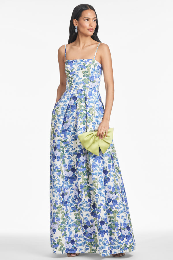 sachin and babi light blue dress Sachin + Babi | Dresses | Sachin Babi Blue Floral Midi Dress main image 1