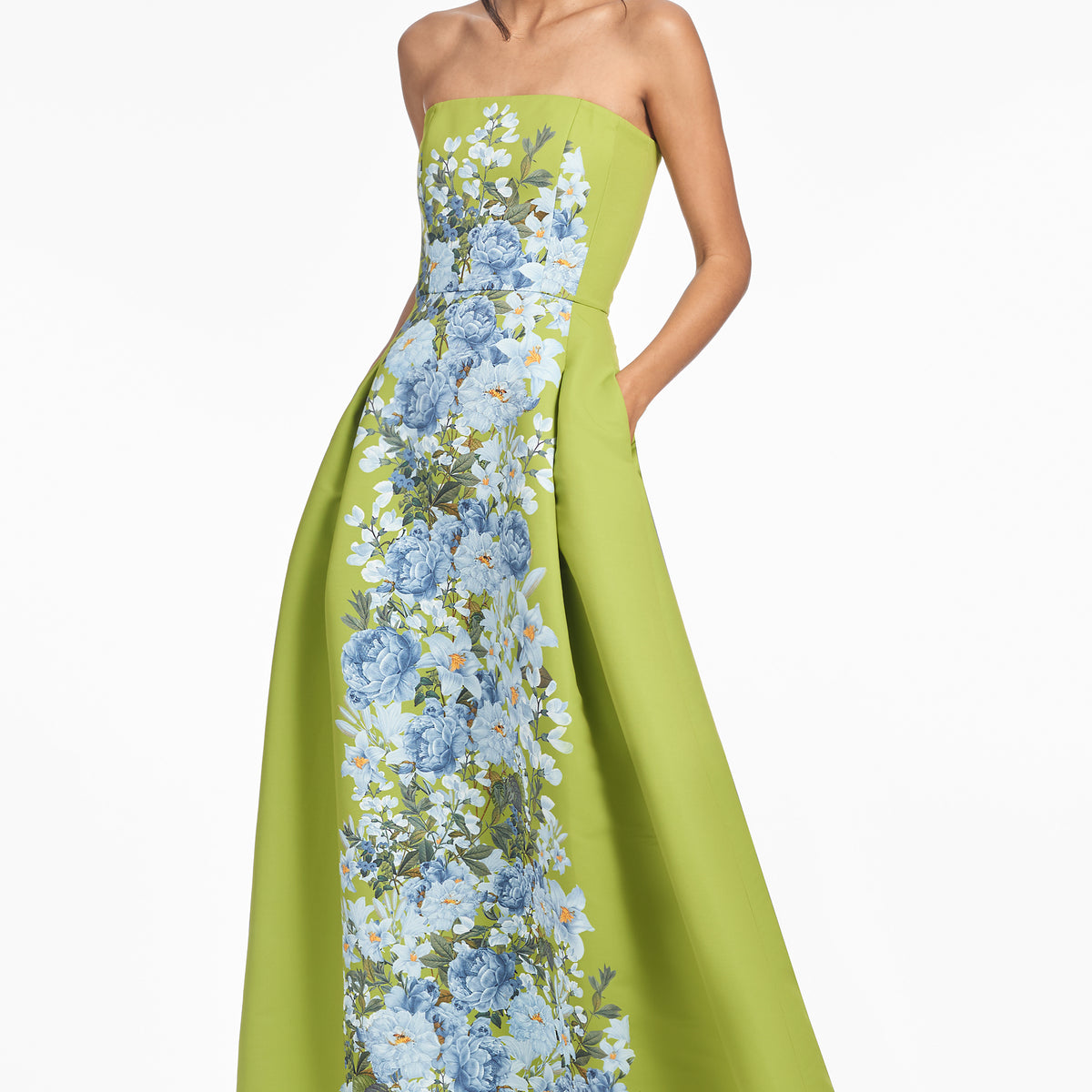 peridot colored bridesmaid dresses Sexy Green Front-Twist Long Mermaid Bridesmaid Dress with Slit, PD3298 –  AlineBridal