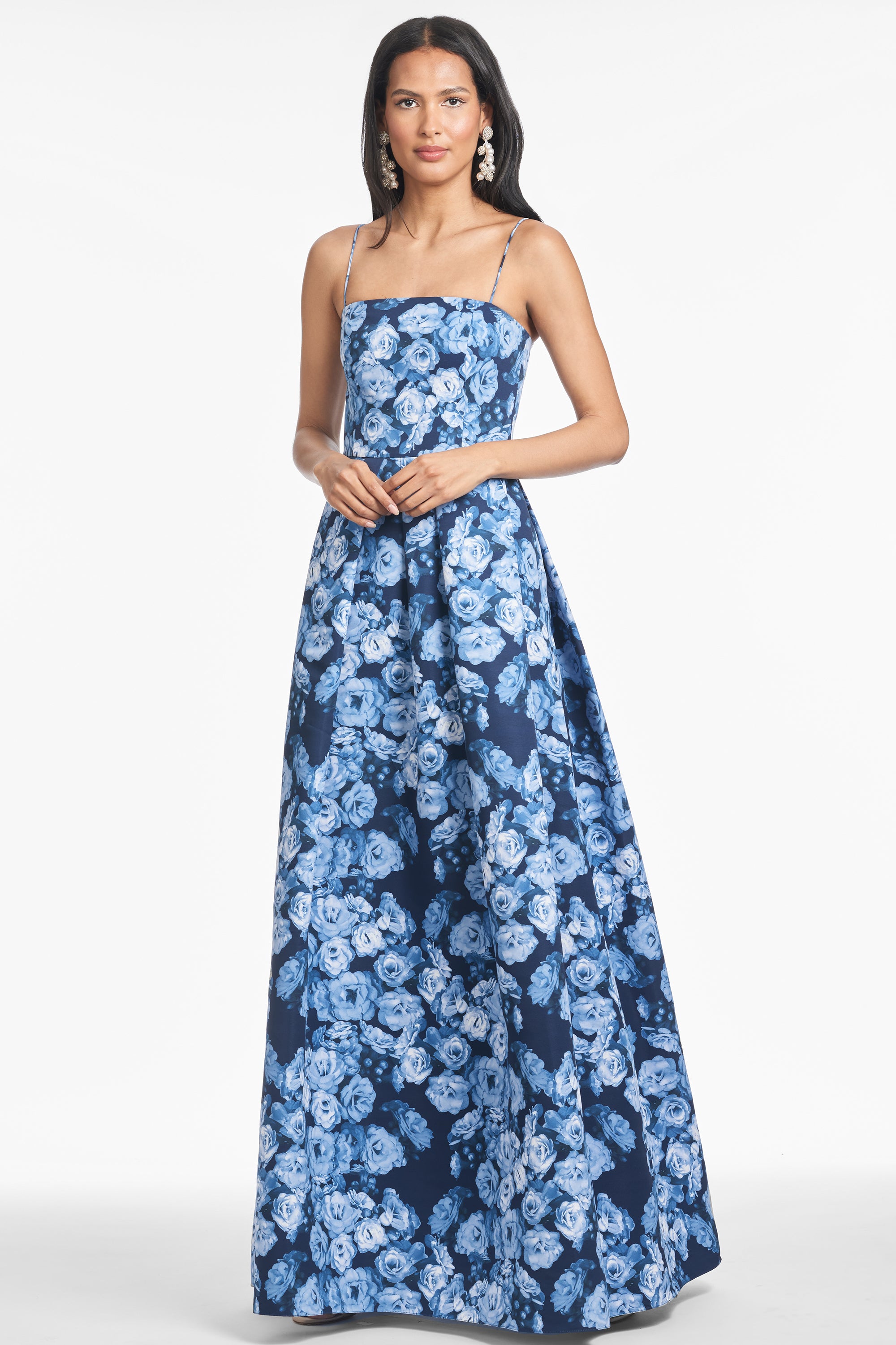 BEAU GOWN - WILD SAPPHIRE ROSES