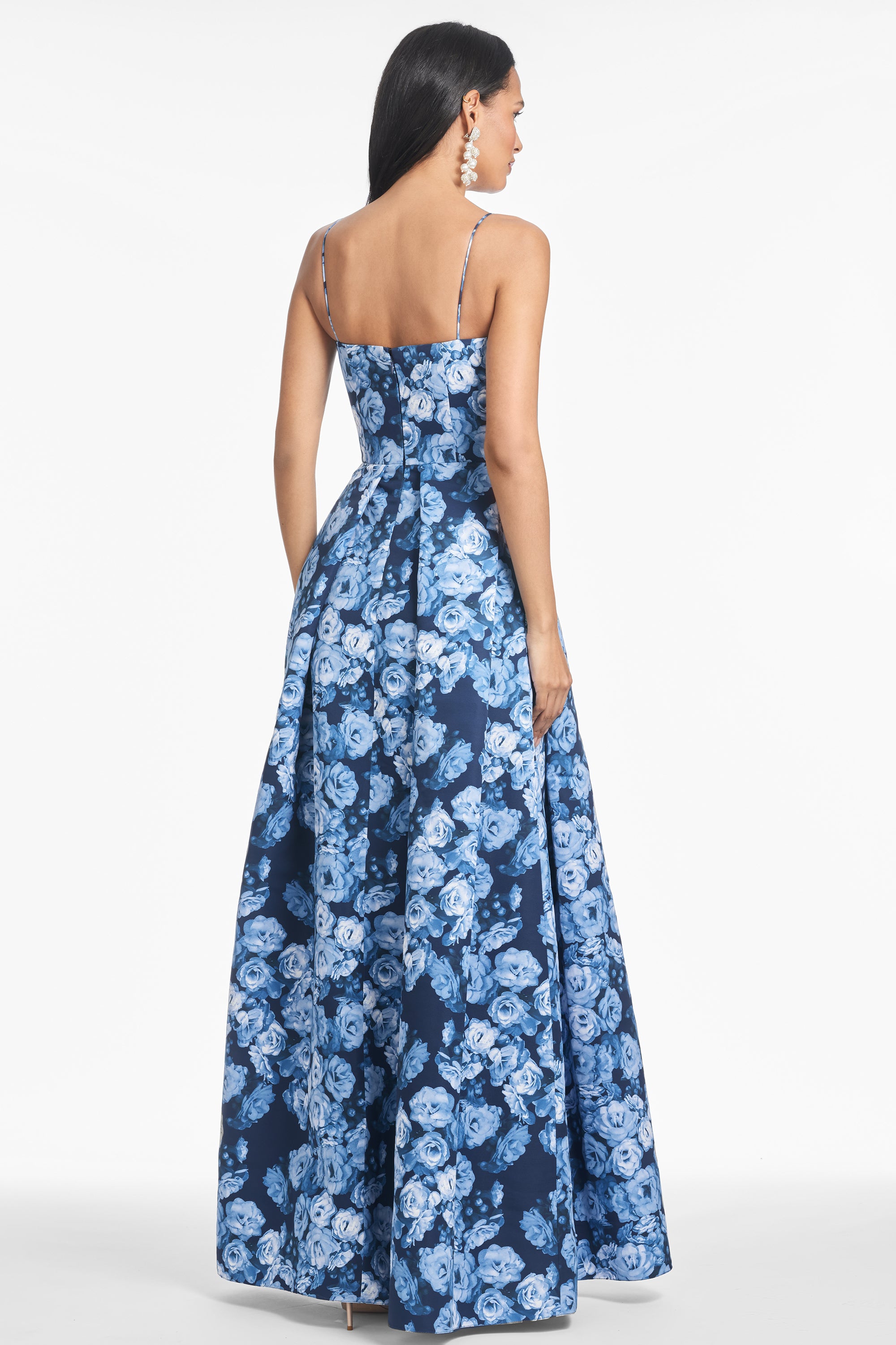 BEAU GOWN - WILD SAPPHIRE ROSES