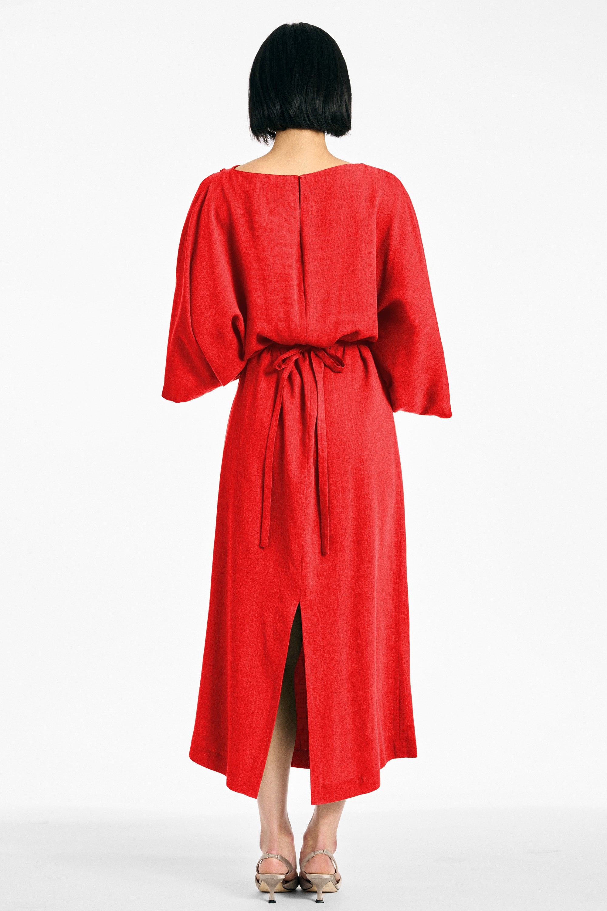 KIERA DRESS - CHERRY