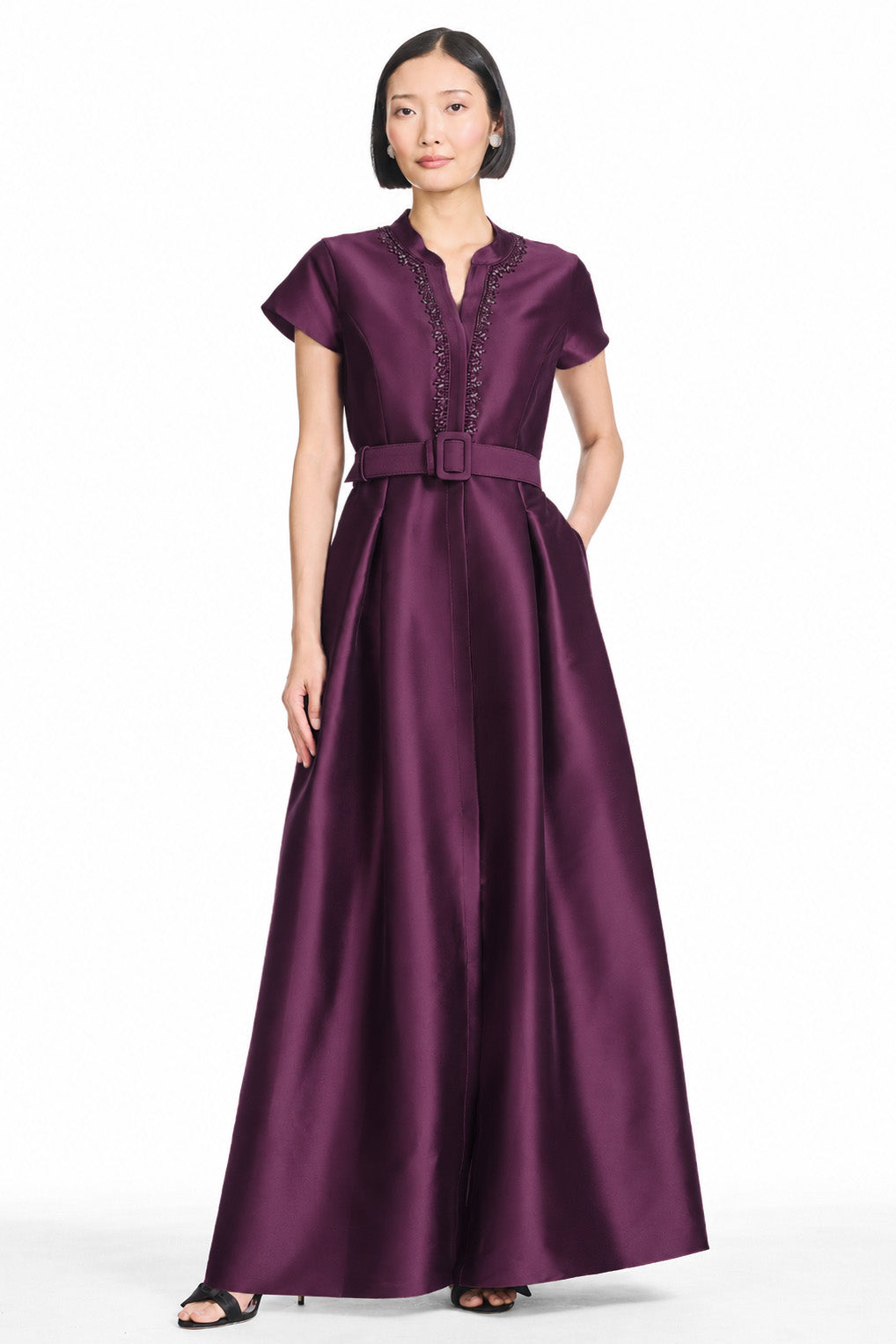 EMBELLISHED MARTA GOWN - MULBERRY