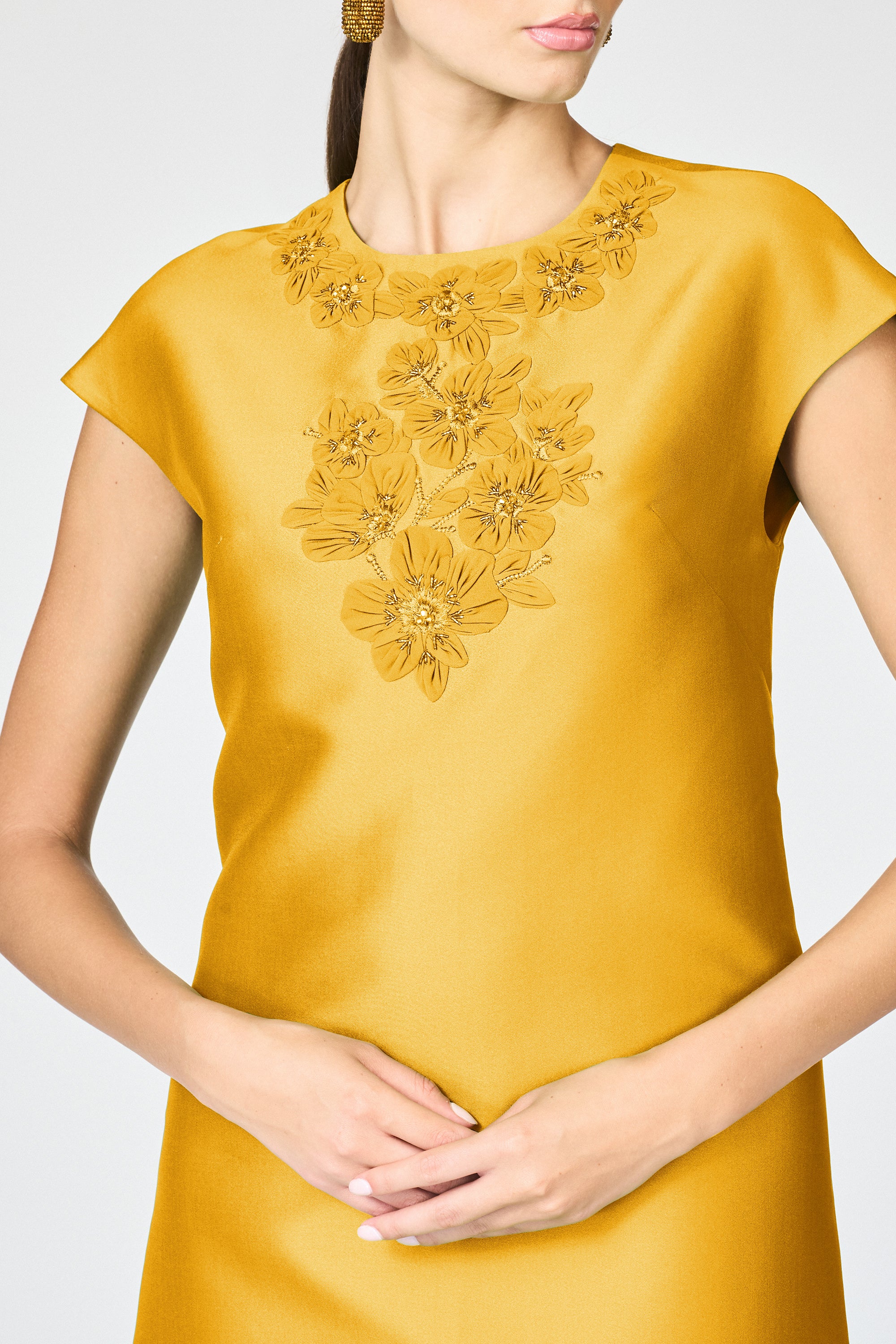 GWENDOLYN GOWN - SAFFRON