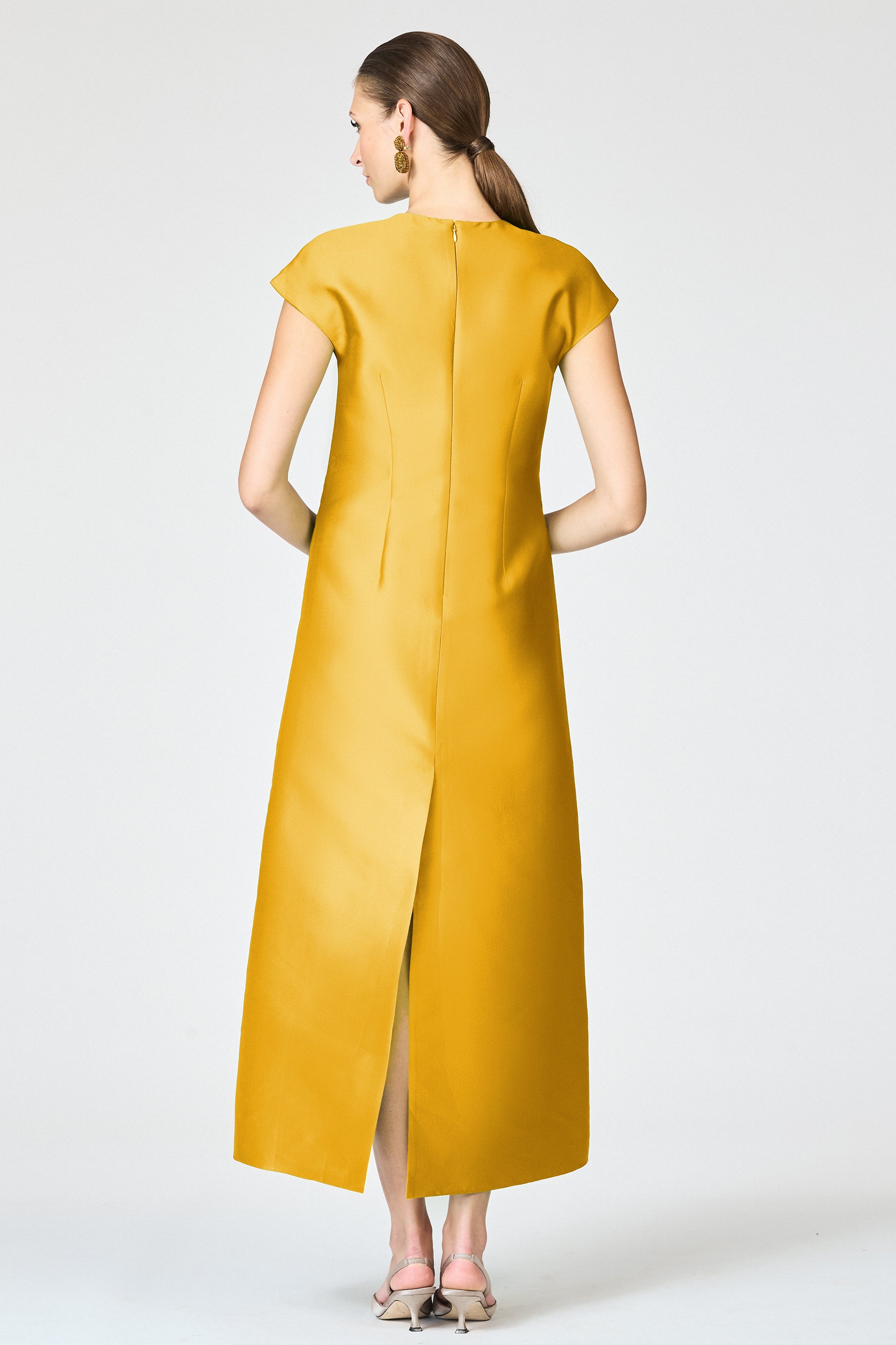 GWENDOLYN GOWN - SAFFRON