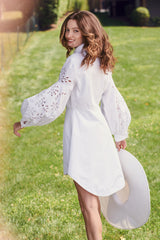 Tate Shirtdress - White - Final Sale