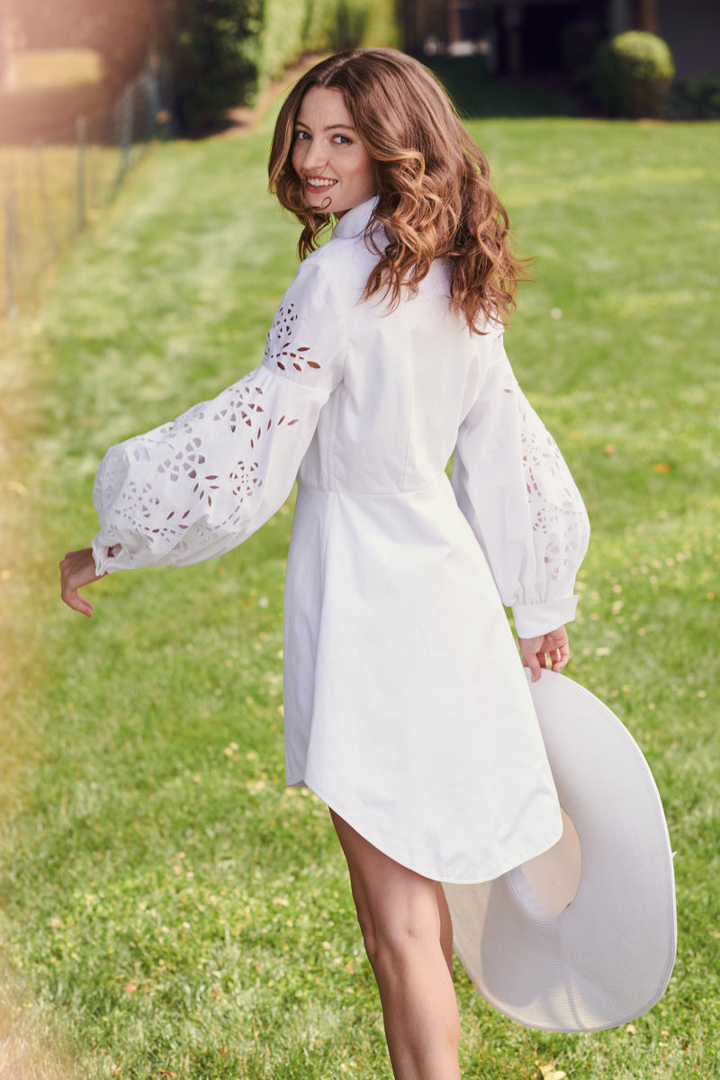 Tate Shirtdress - White
