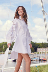 Tate Shirtdress - White - Final Sale