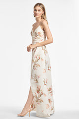 Abby Gown - Eggshell Venetia Petals - Final Sale