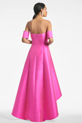 Agyness Gown - Fuchsia