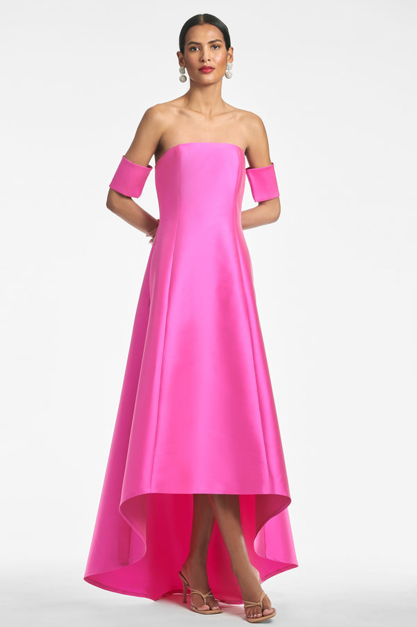 Agyness Gown - Fuchsia