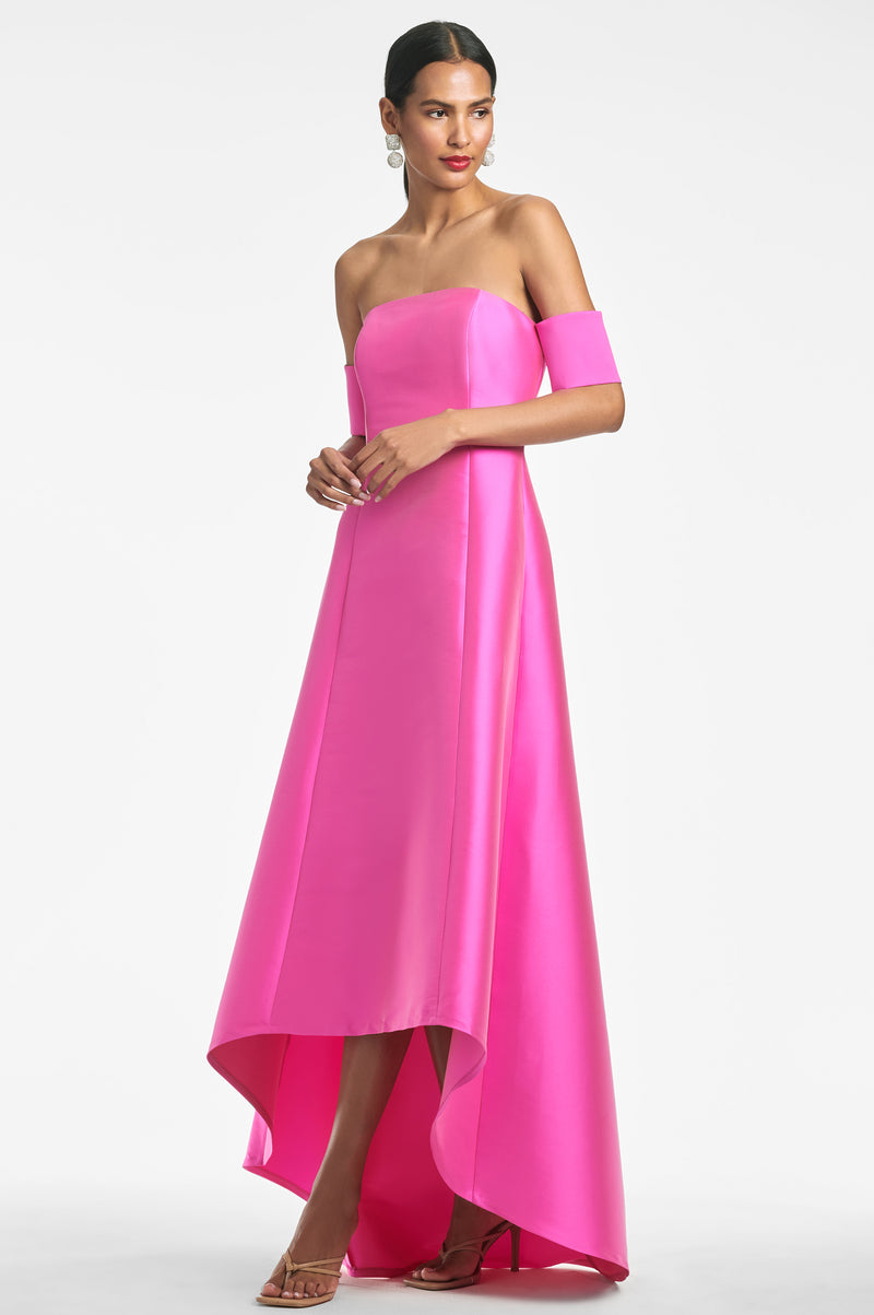 Agyness Gown - Fuchsia