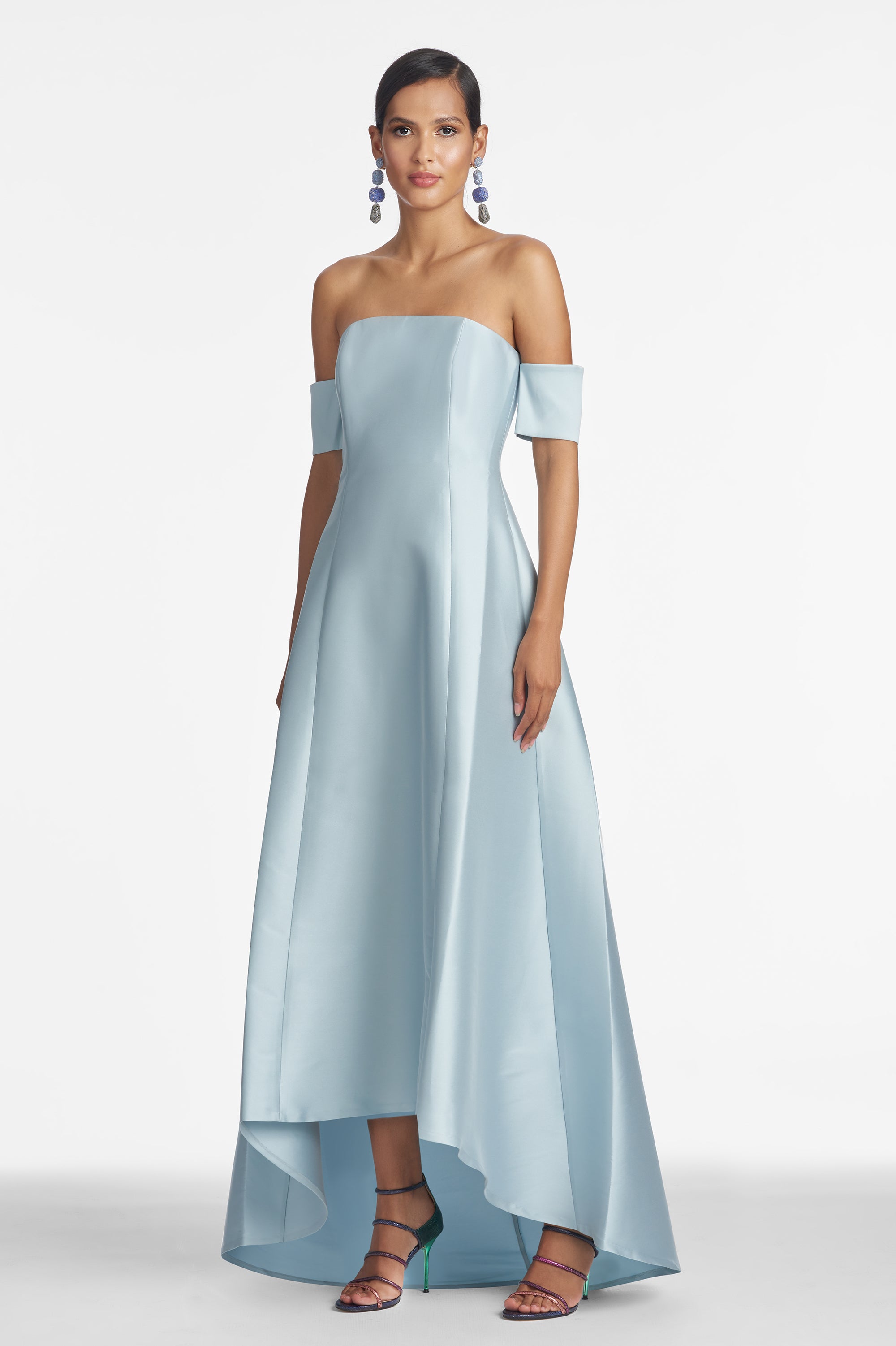 Agyness Gown - Ash Blue